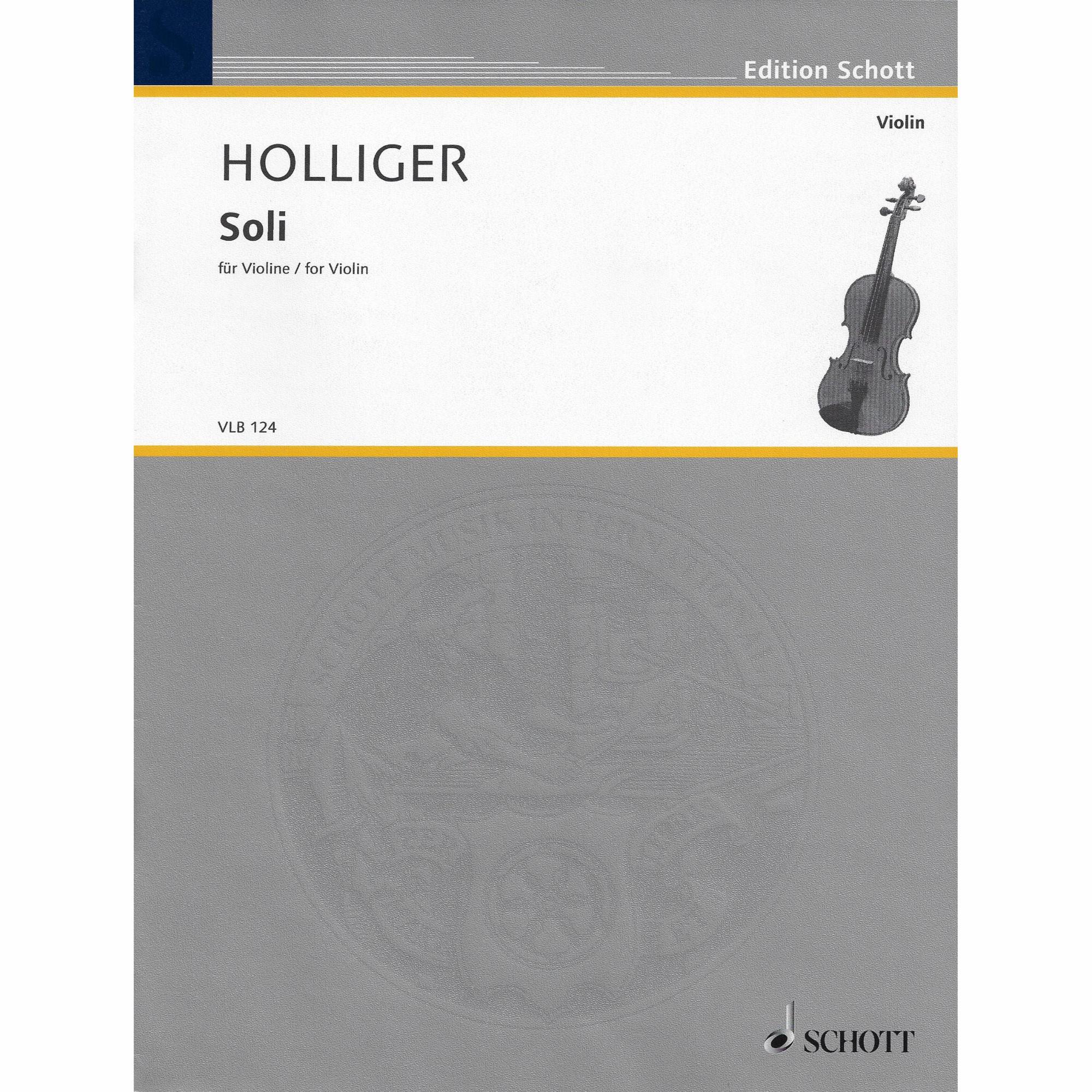 Holliger -- Soli, from Concerto for Orchestra for Solo Violin