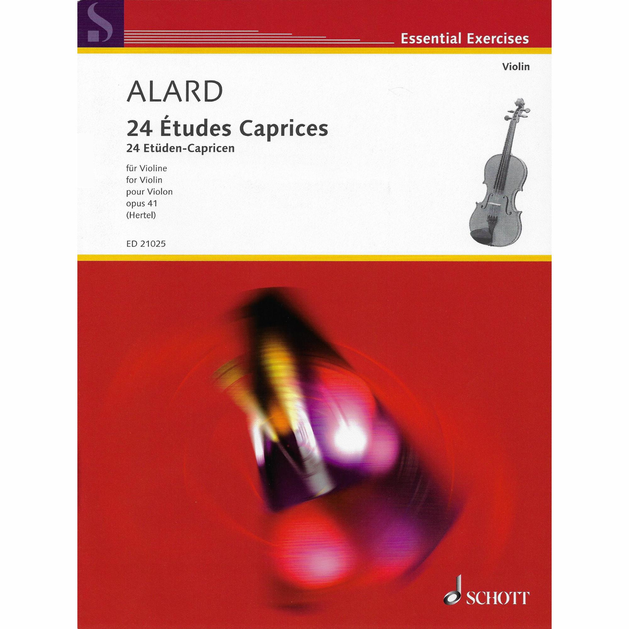 Alard -- 24 Etudes Caprices, Op. 41 for Violin