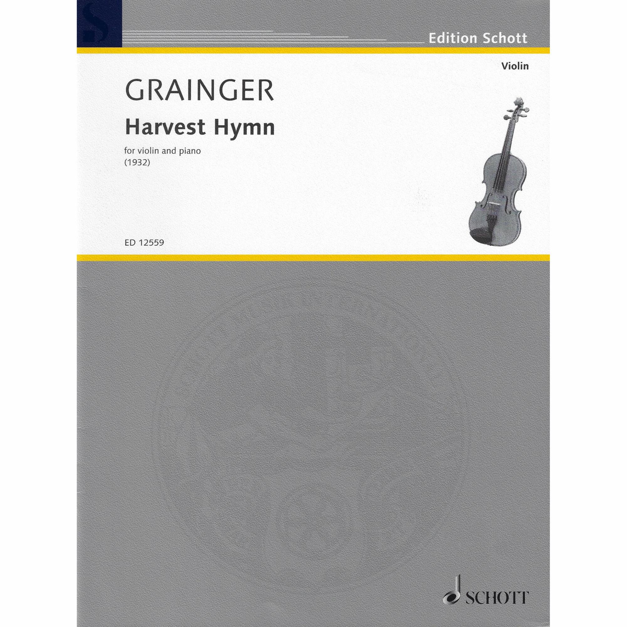 Grainger -- Harvest Hymn for Violin and Piano