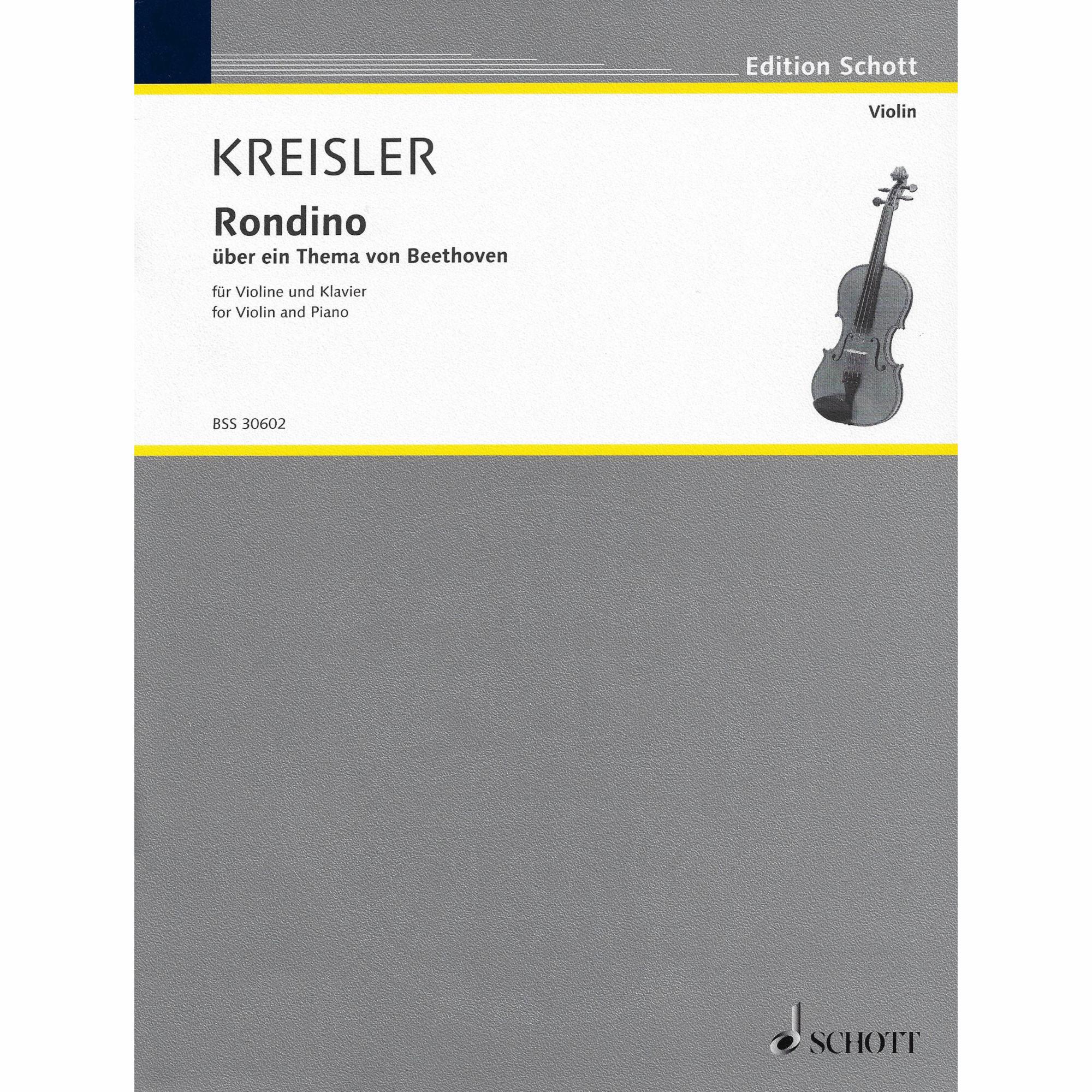 Kreisler -- Rondino for Violin and Piano