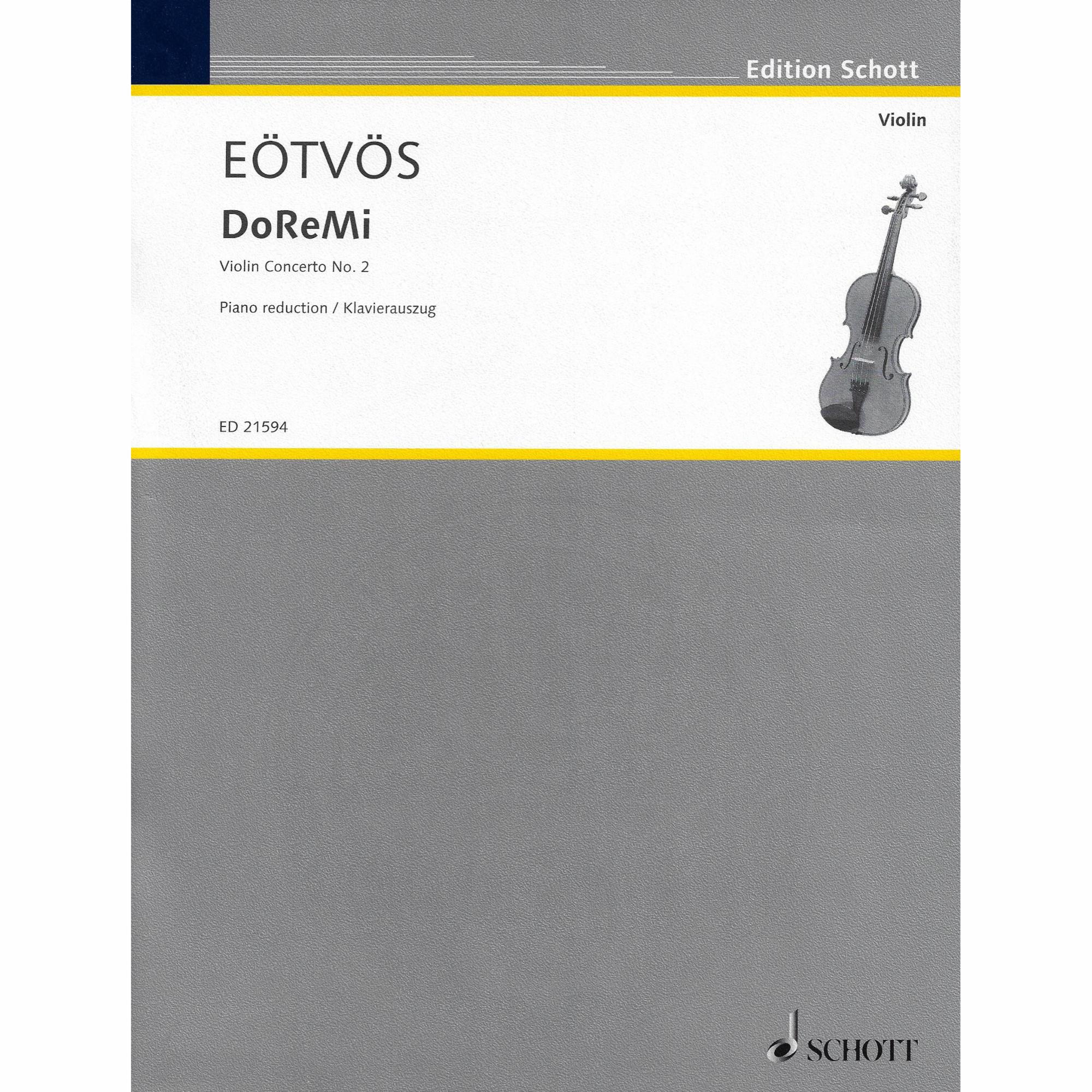 Eotvos -- DoReMi for Violin and Piano