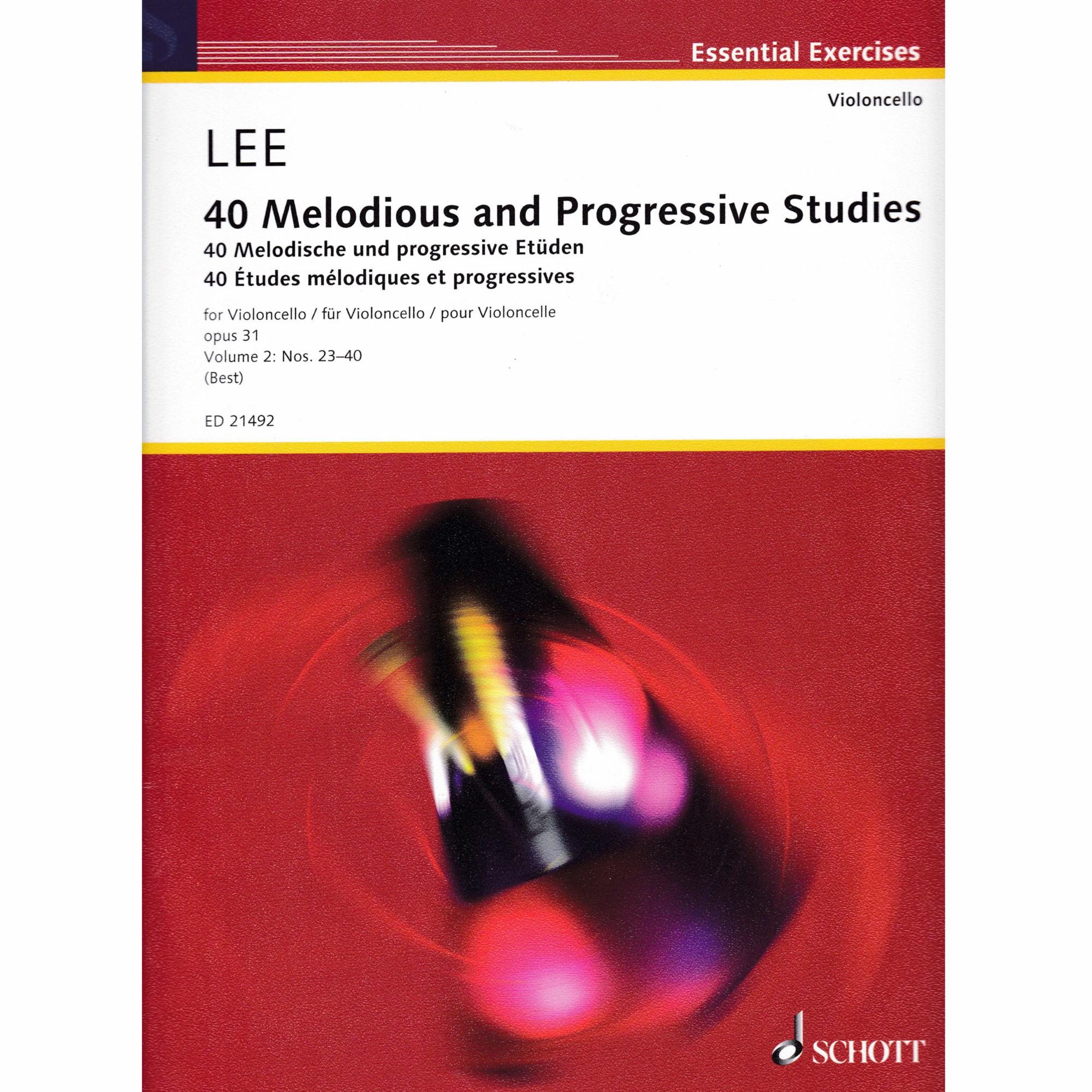 Essential Exercises 40 Melodious & Progressive Studies Op. 31 Op. 31 for Cello