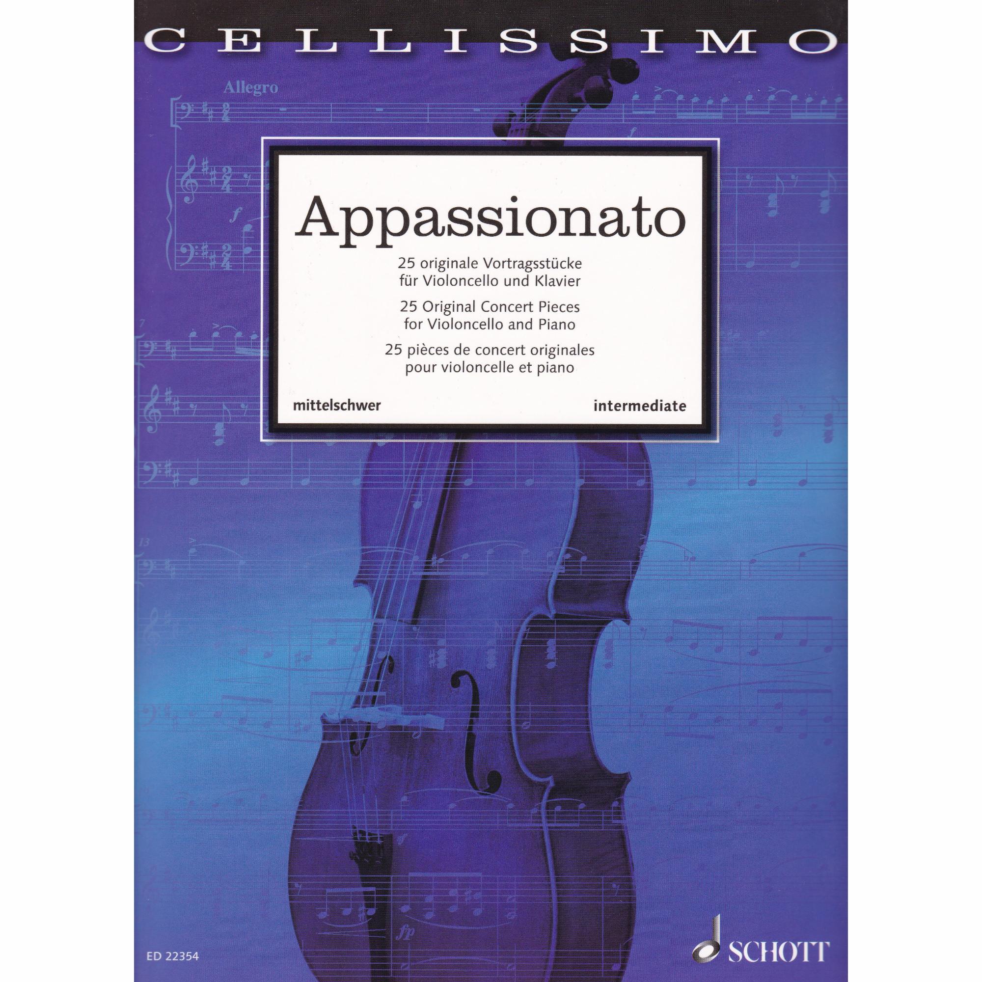 Appassionato: 25 Original Concert Pieces for Cello and Piano
