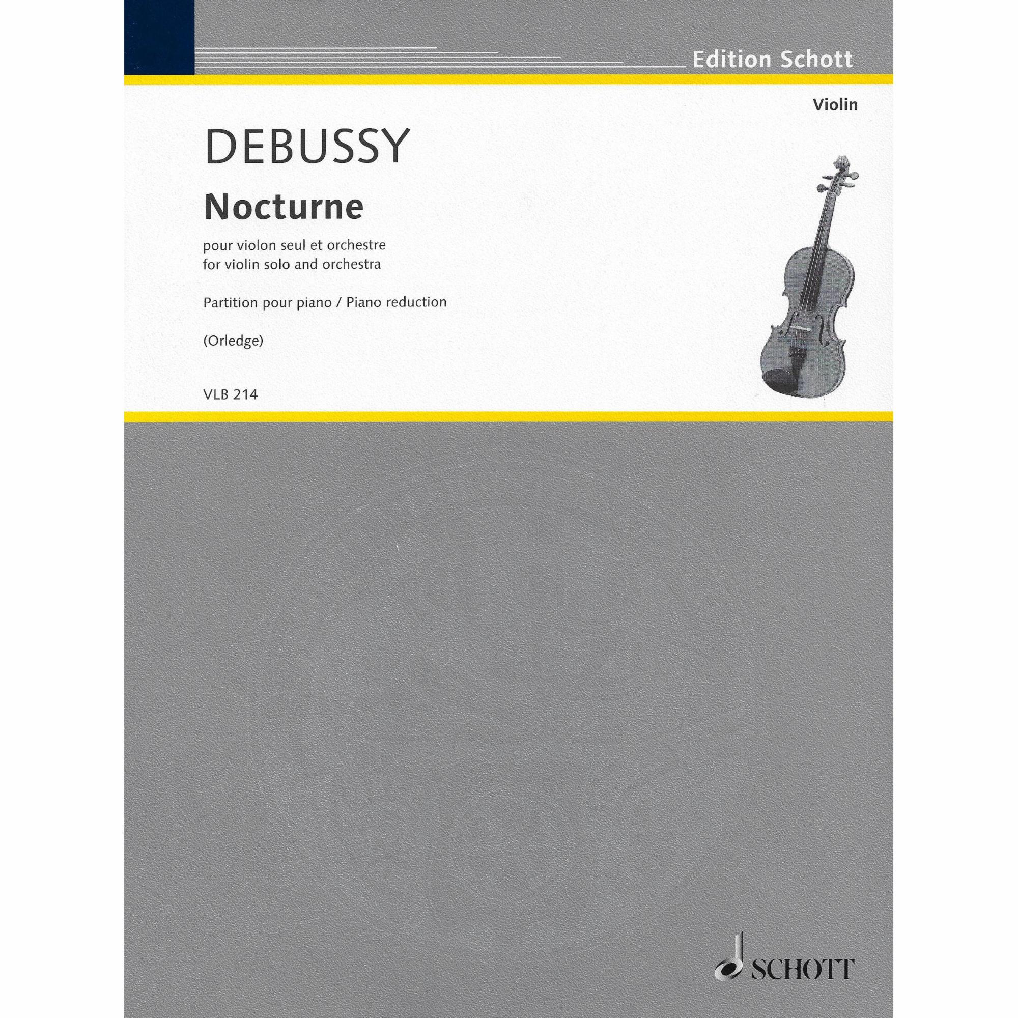 Debussy -- Nocturne for Violin and Piano