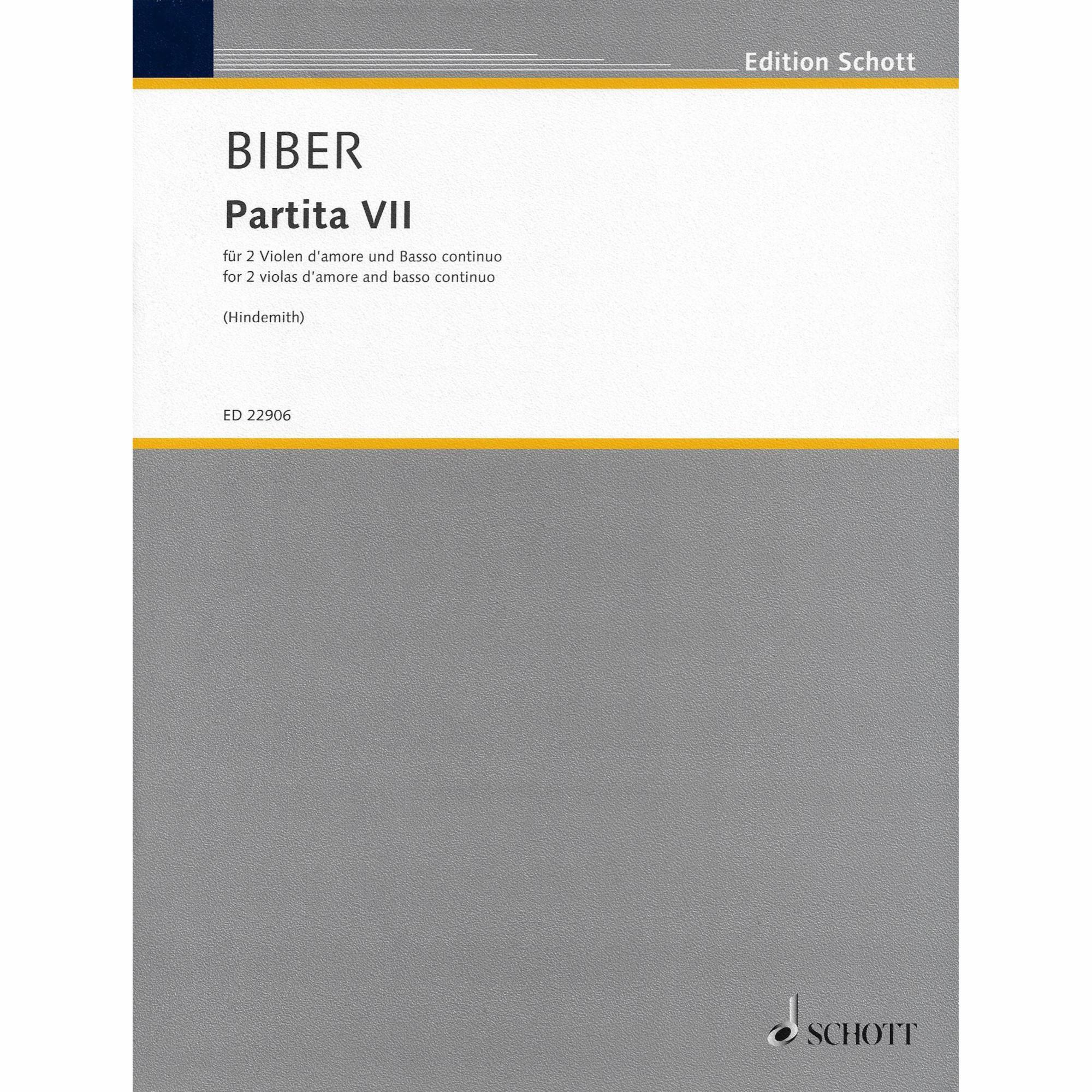 Biber -- Partita VII for Two Violas and Piano