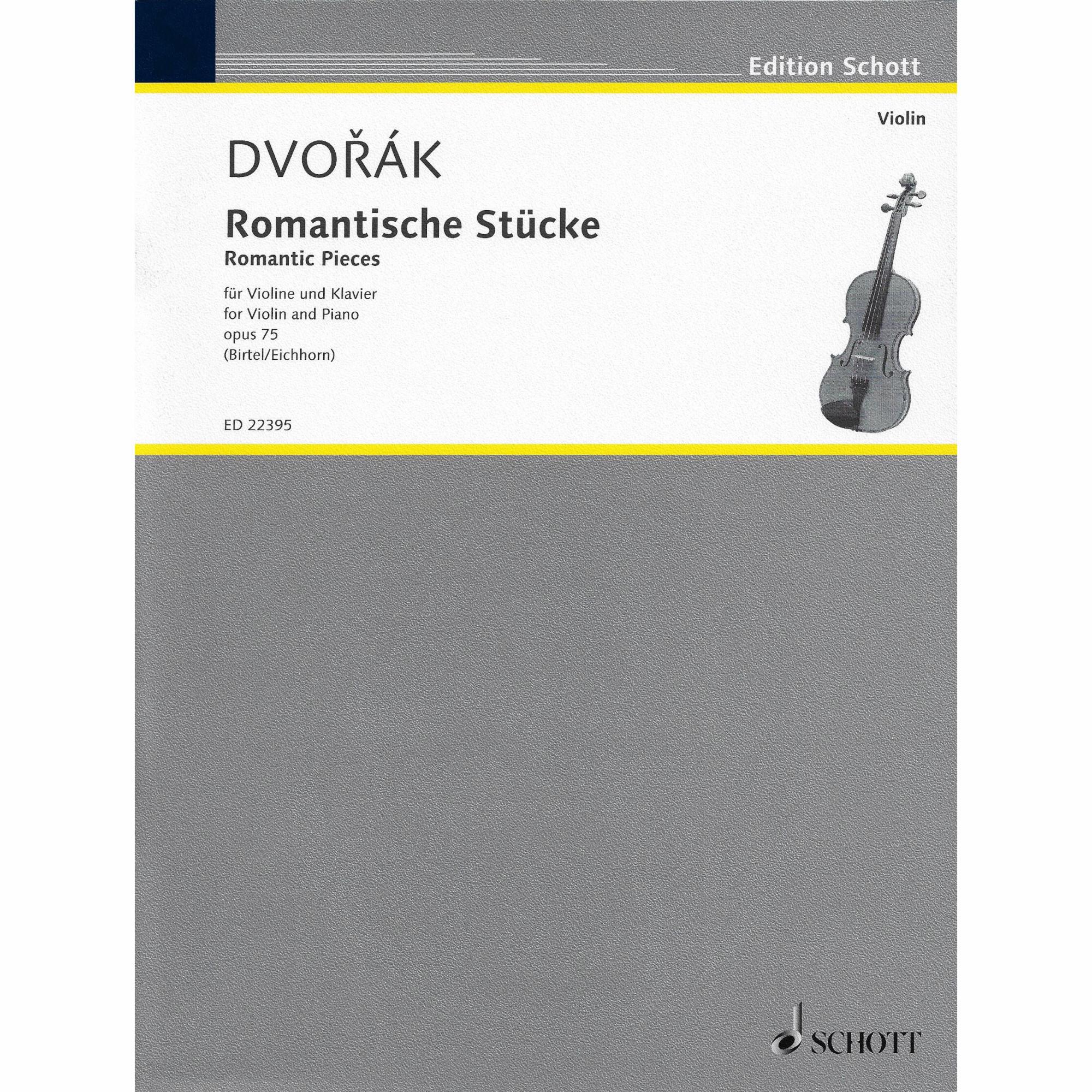 Dvorak -- Romantic Pieces, Op. 75 for Violin and Piano