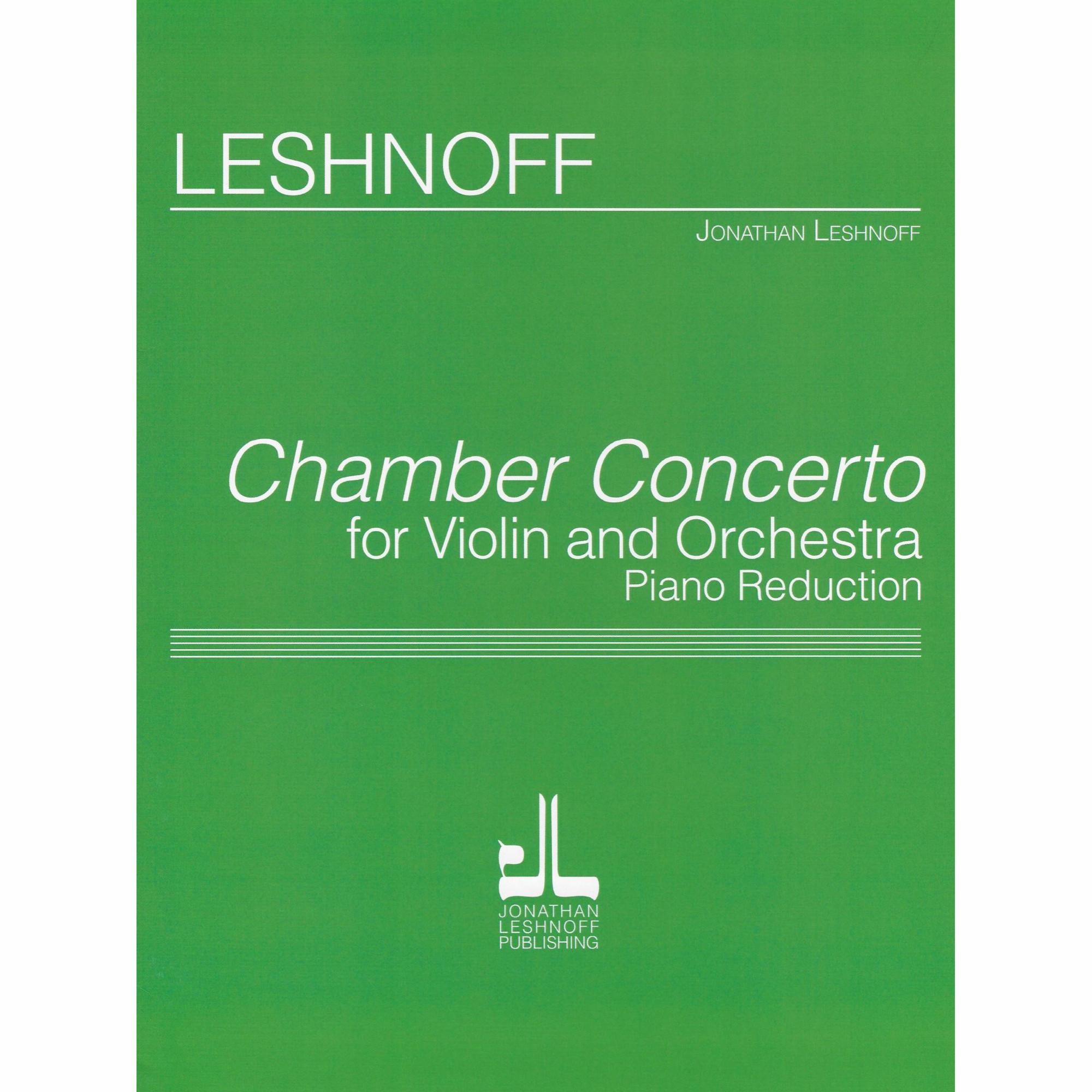 Leshnoff -- Chamber Concerto for Violin and Piano
