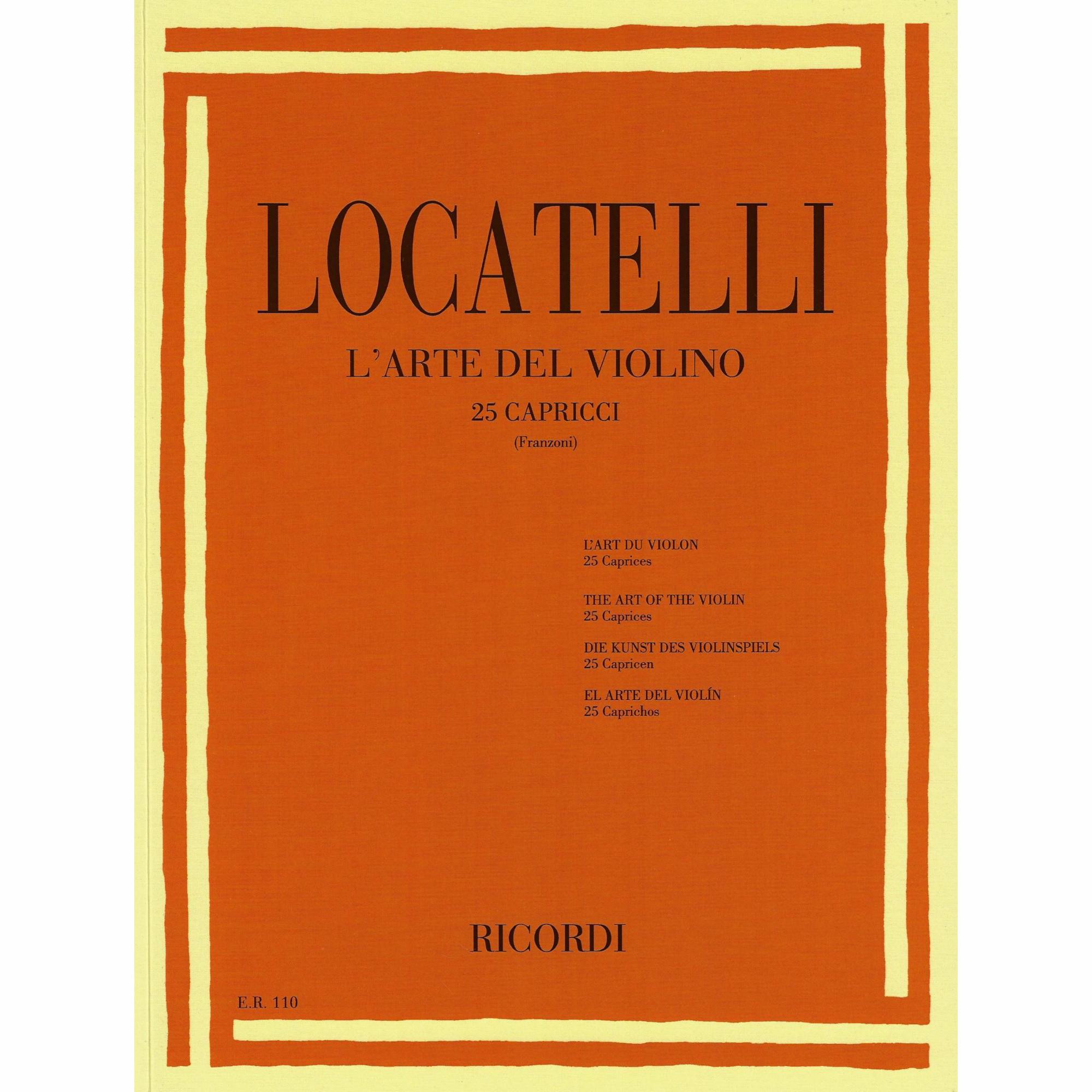 Locatelli -- The Art of Violin, Op. 3