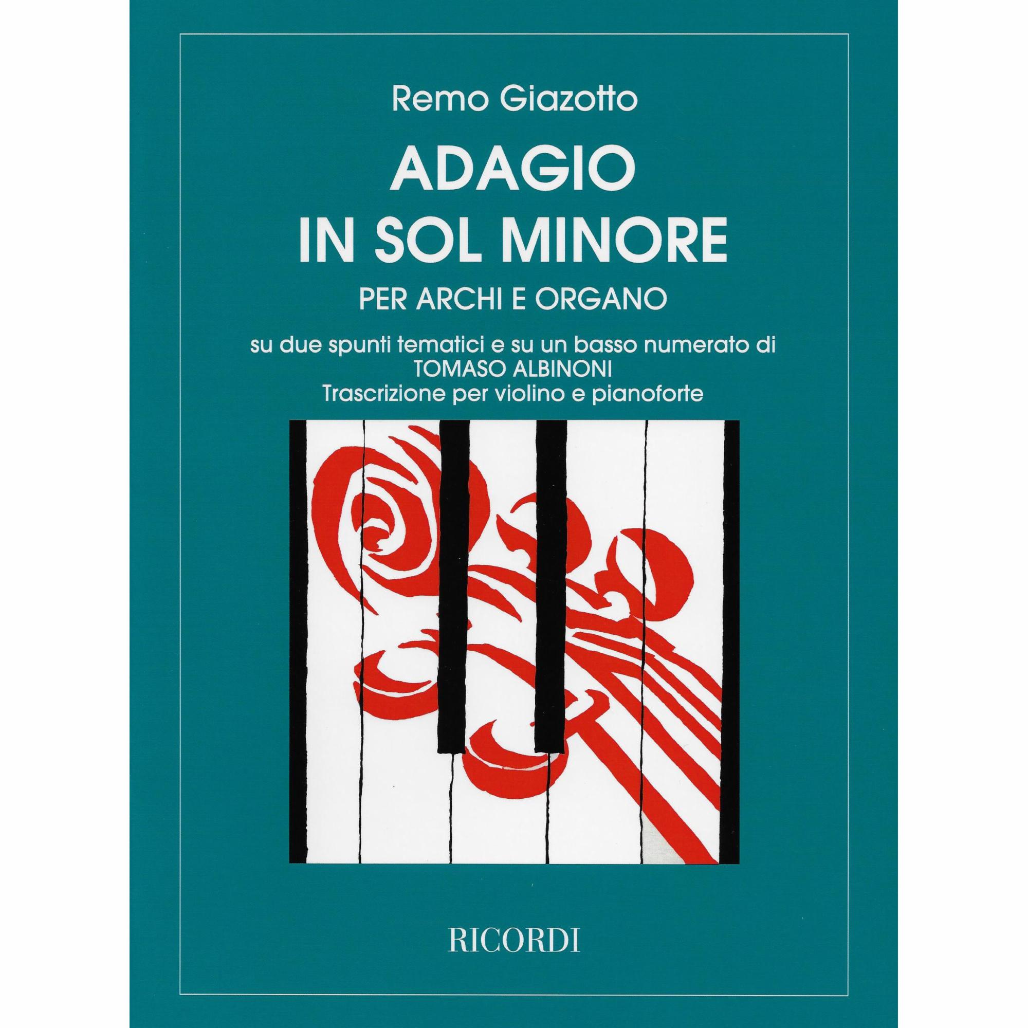 Albinoni/Giazotto -- Adagio in G Minor for Violin and Piano