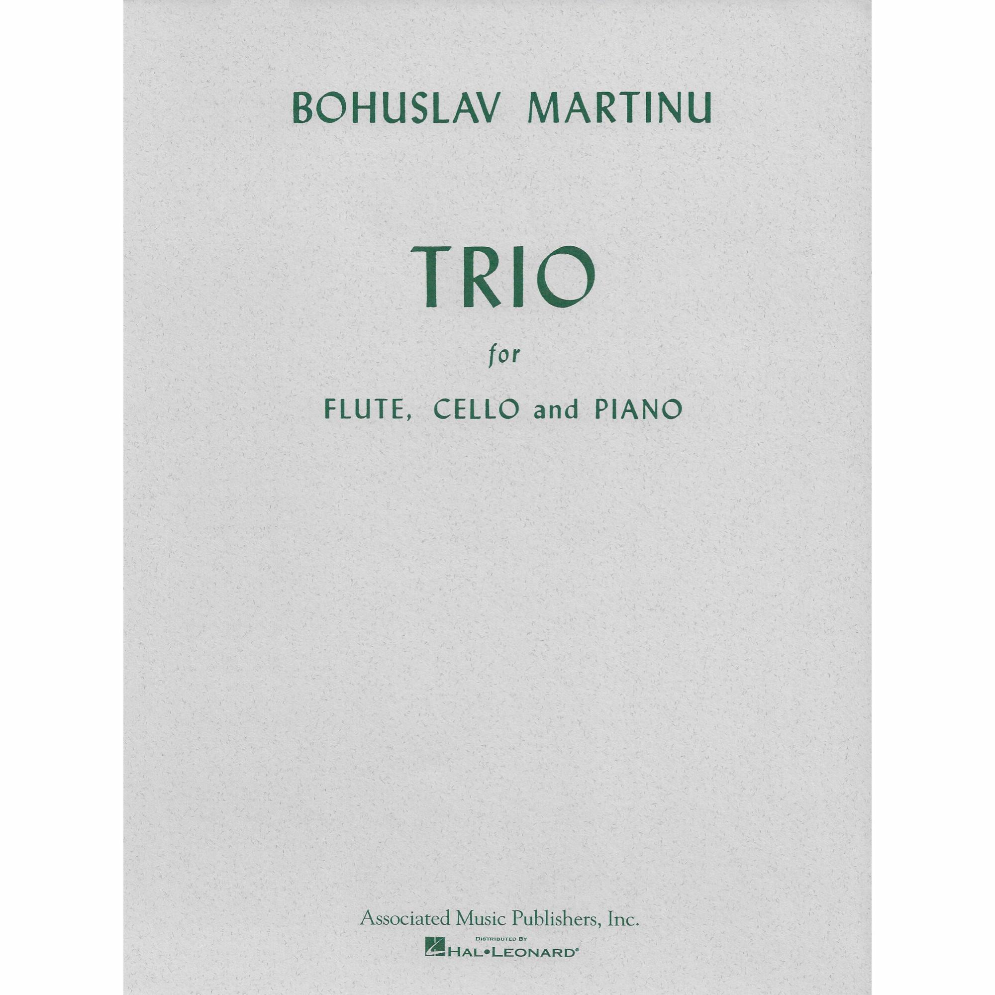 Martinu - Trio for Flute, Cello, and Piano