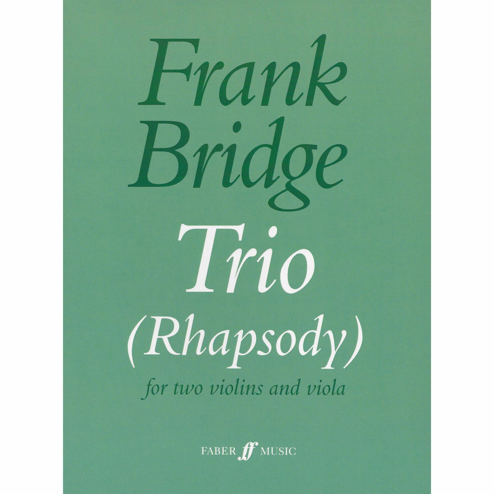 Bridge -- Trio (Rhapsody) for Two Violins and Viola