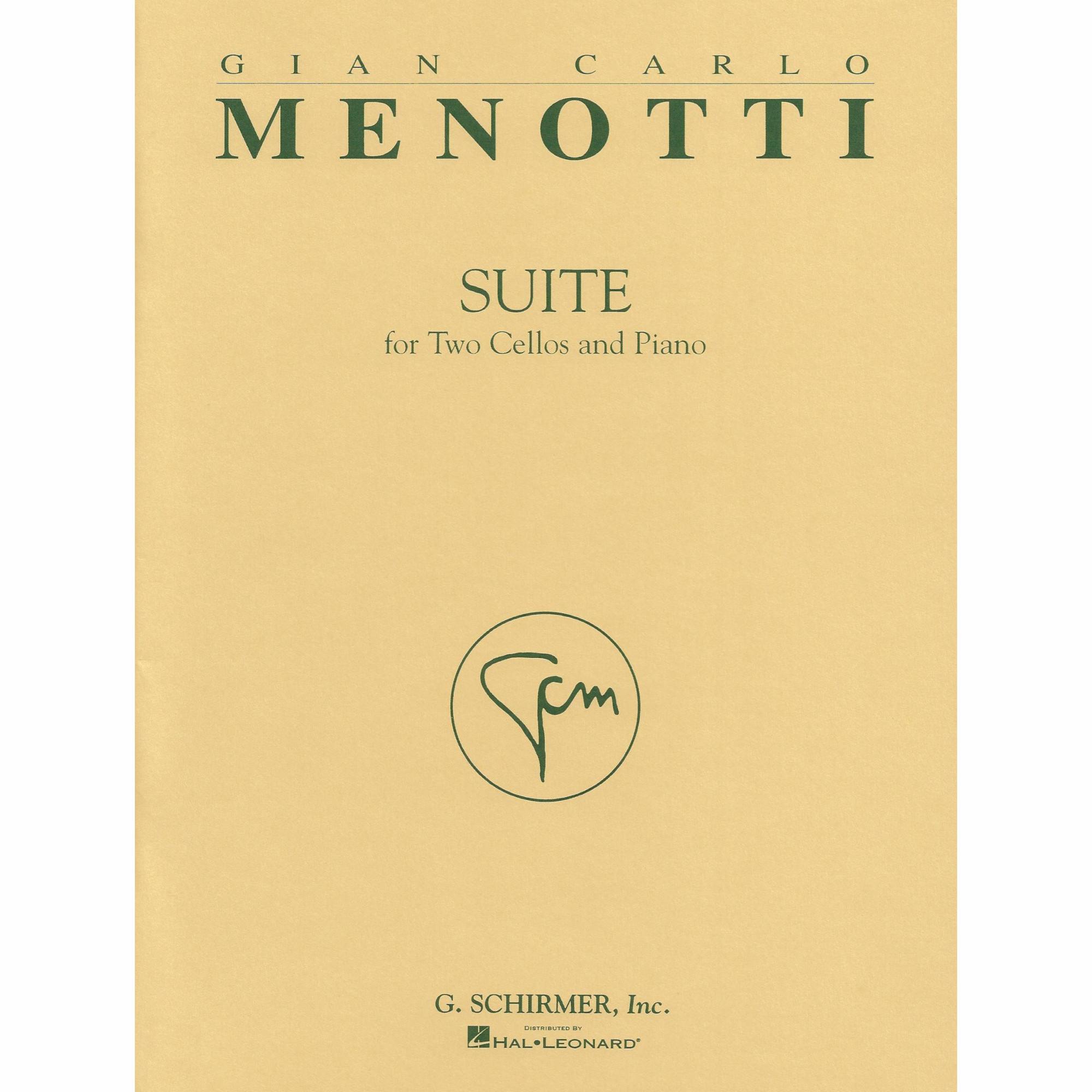Menotti -- Suite for Two Cellos and Piano