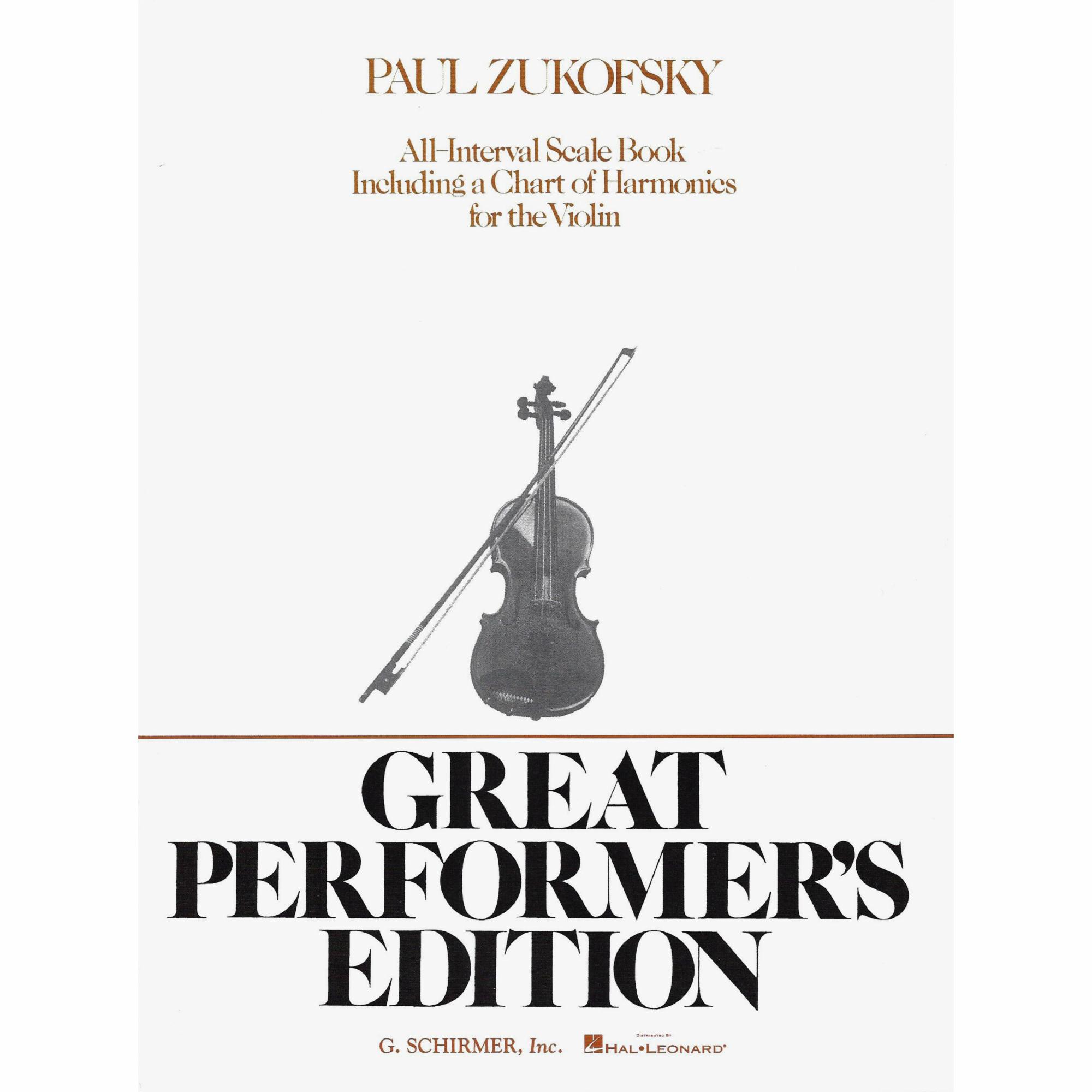 Zukofsky -- All-Interval Scale Book for Violin