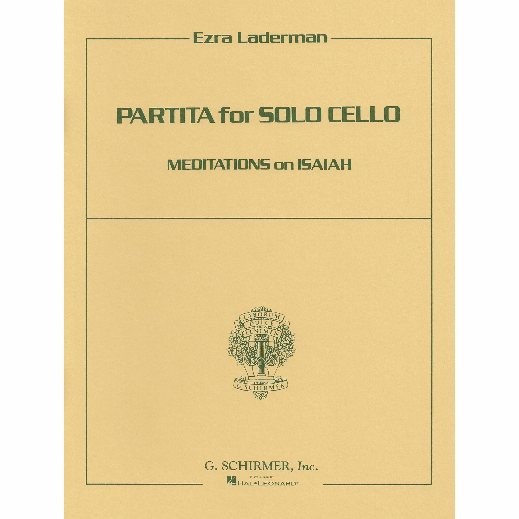 Laderman -- Partita for Solo Cello: Meditations on Isaiah