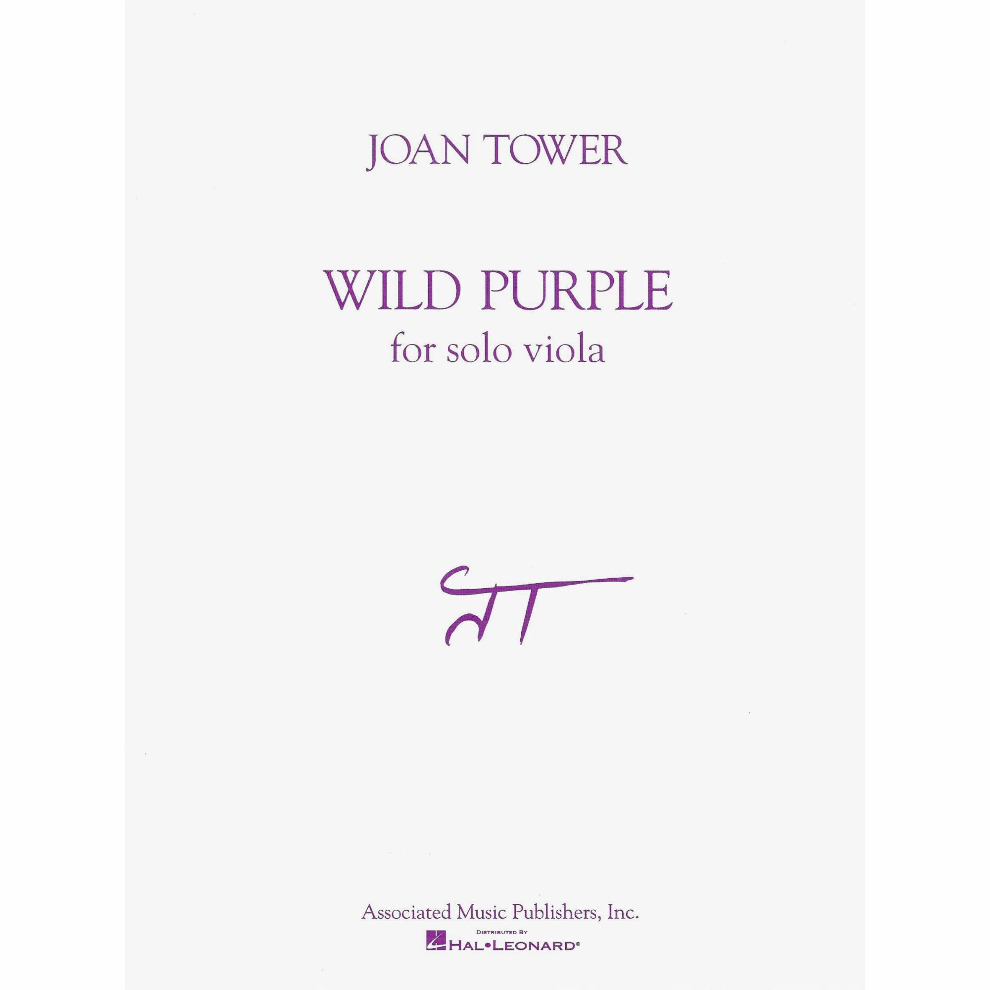 Tower -- Wild Purple for Solo Viola