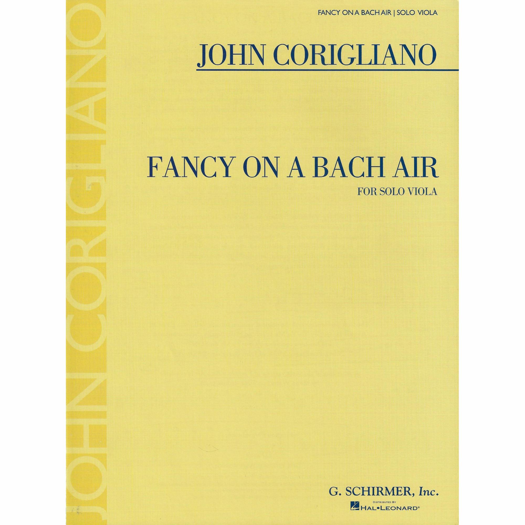 Corigliano -- Fancy on a Bach Air for Solo Viola