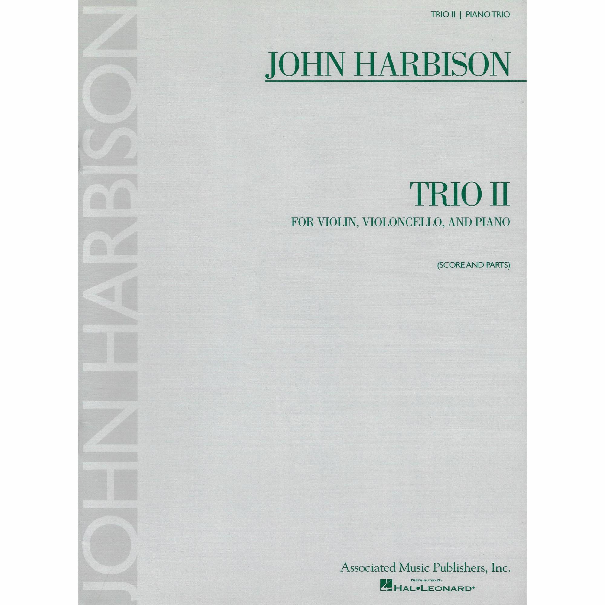 Harbison -- Trio II for Piano Trio