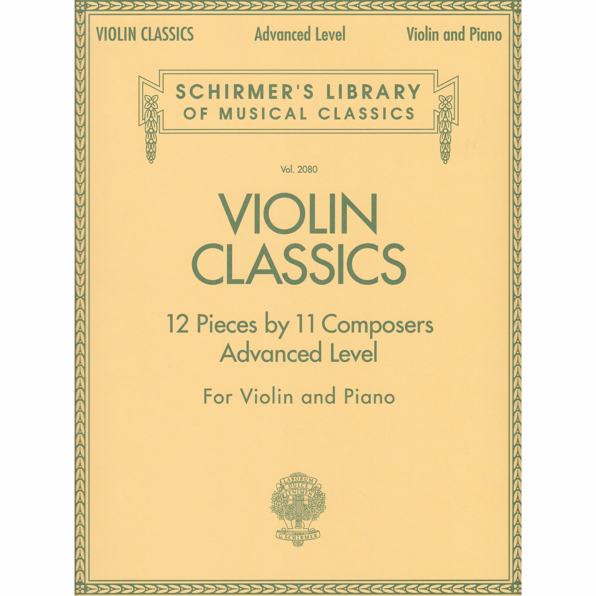 Advanced Classics for Violin and Piano