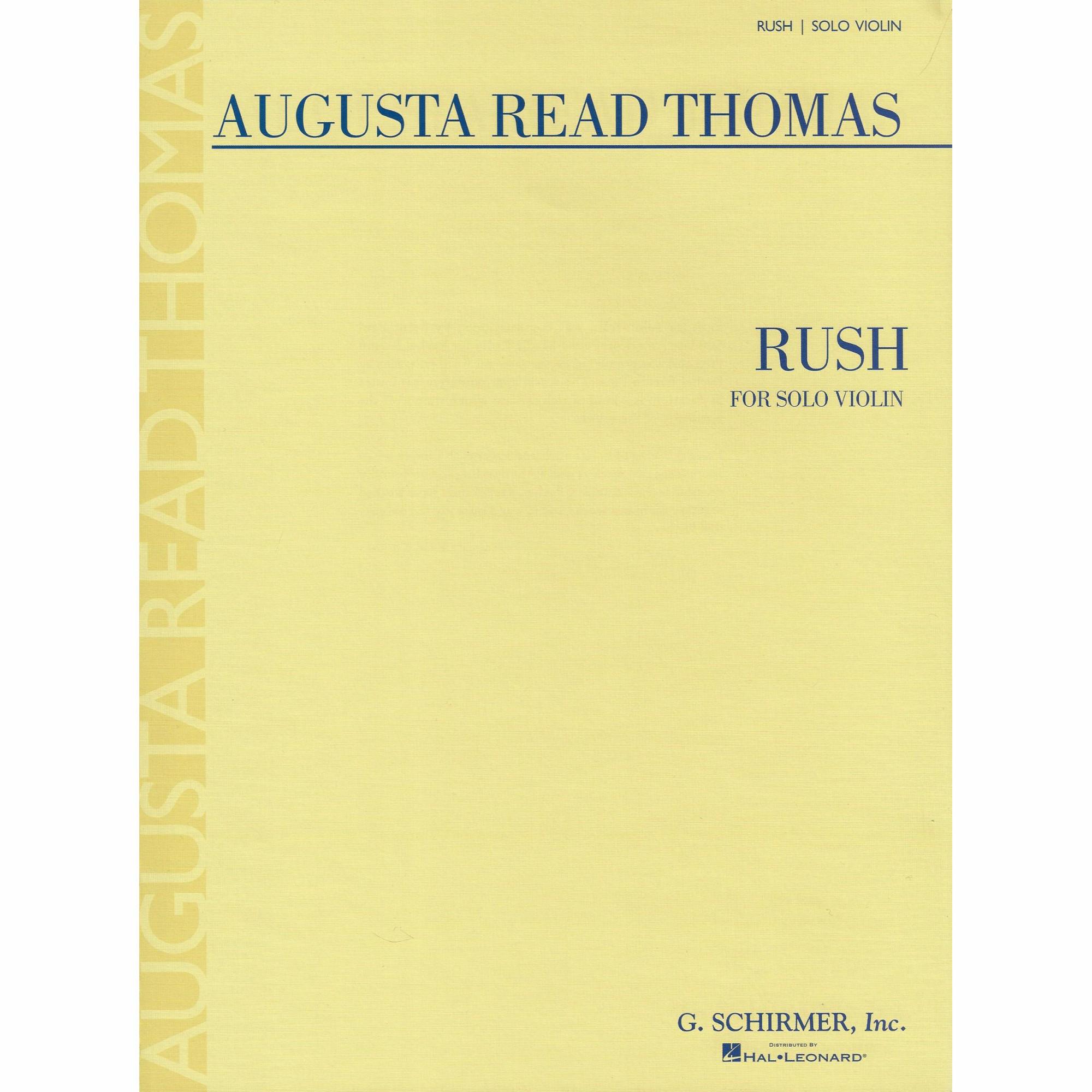 Thomas -- Rush for Solo Violin