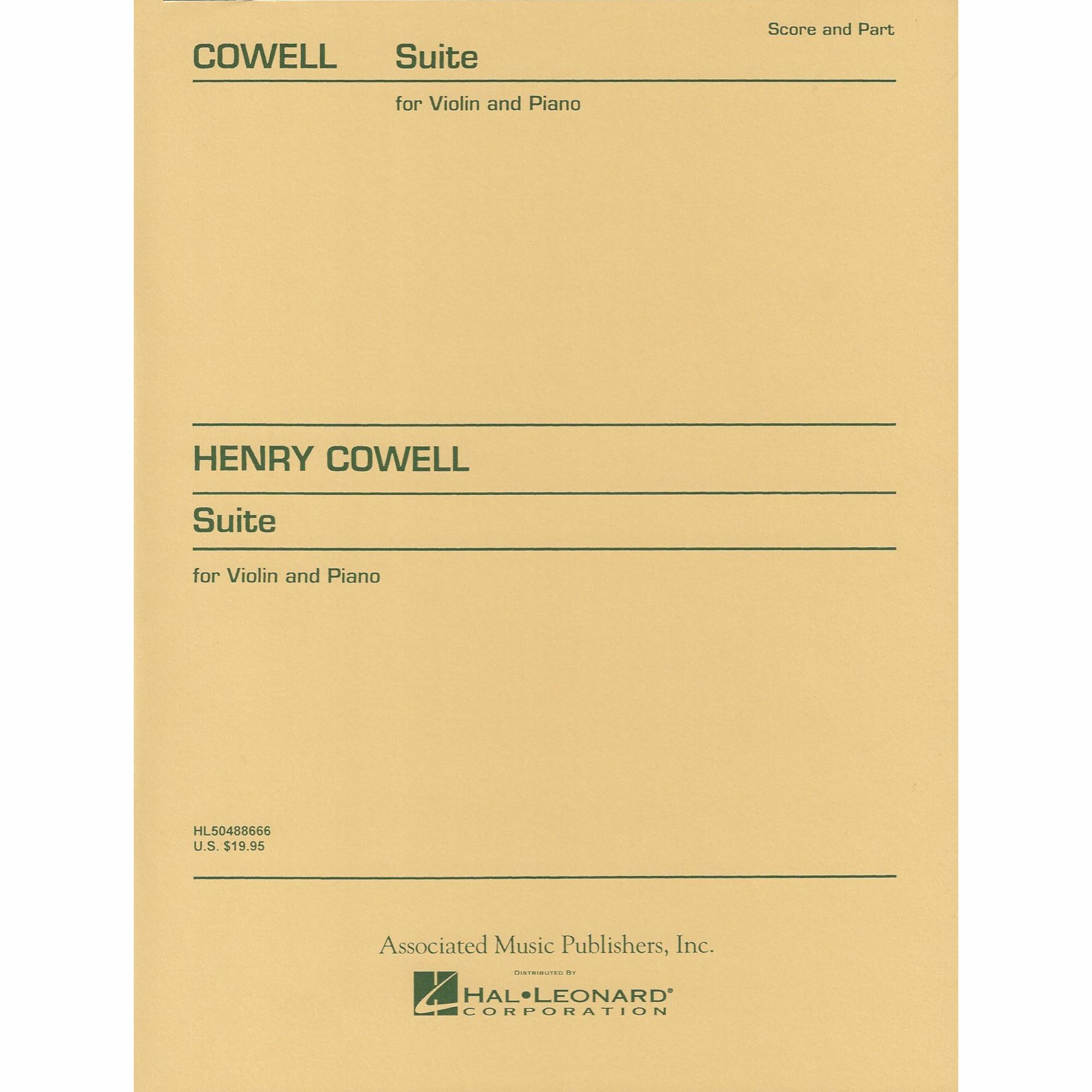 Cowell -- Suite for Violin and Piano