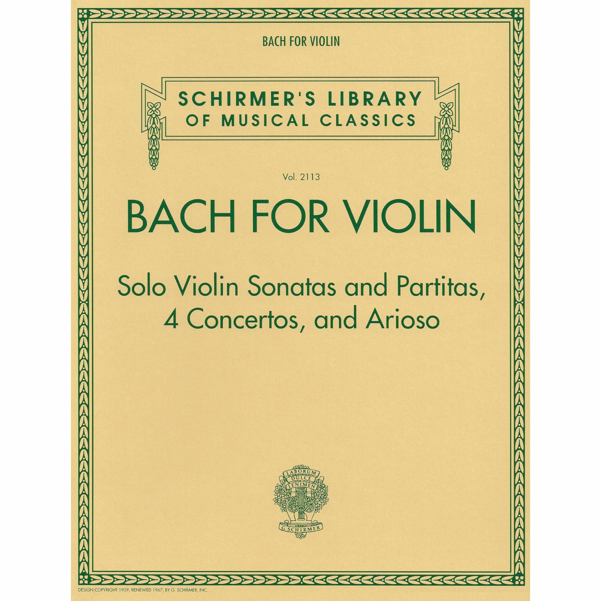 Bach For Violin