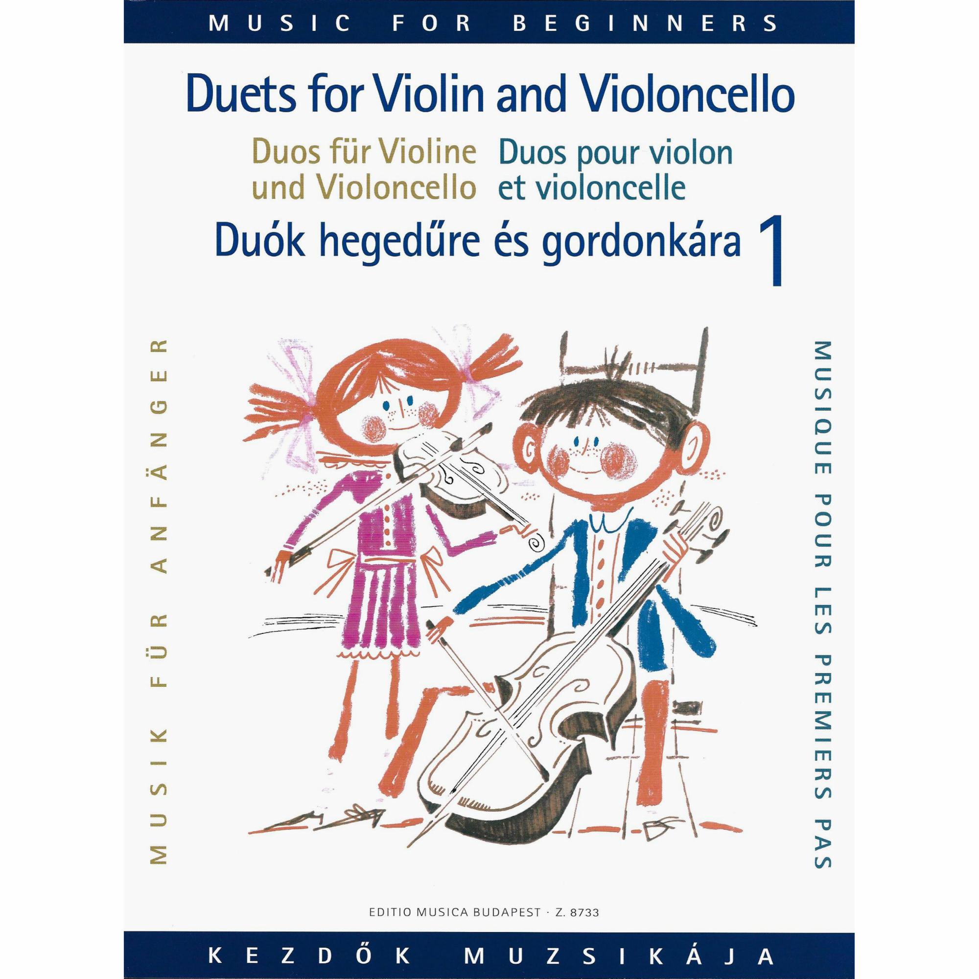 Duets for Violin and Violoncello for Beginners, Vols. 1-2