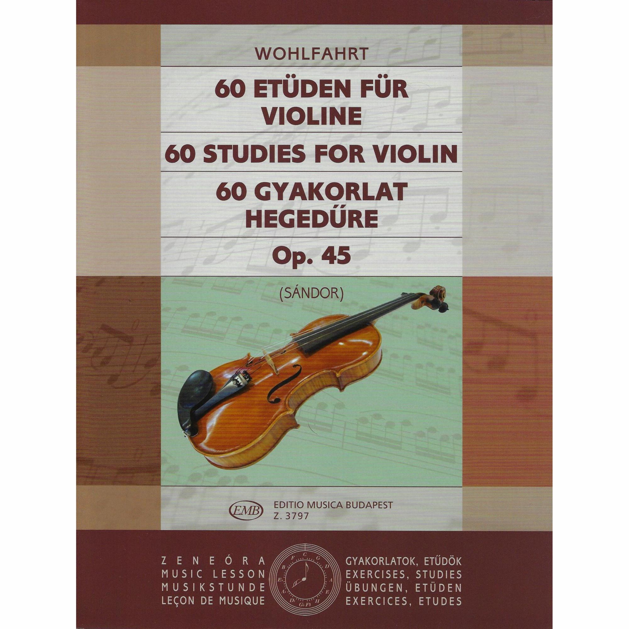 Wohlfahrt -- 60 Etudes, Op. 45 for Violin