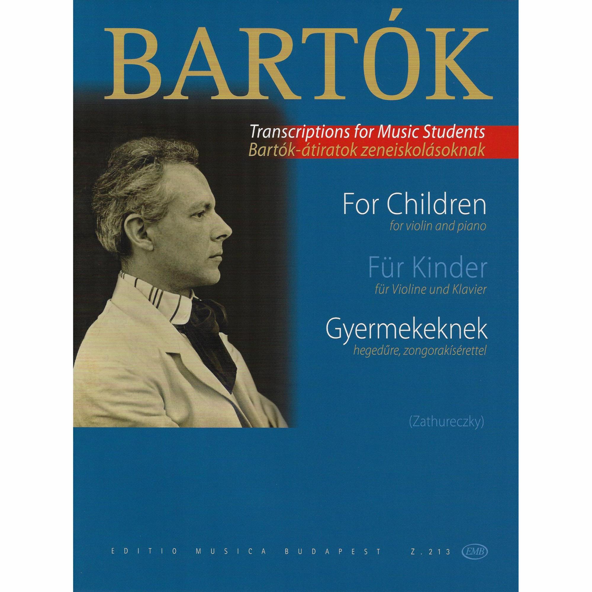 Bartok -- For Children for Violin and Piano