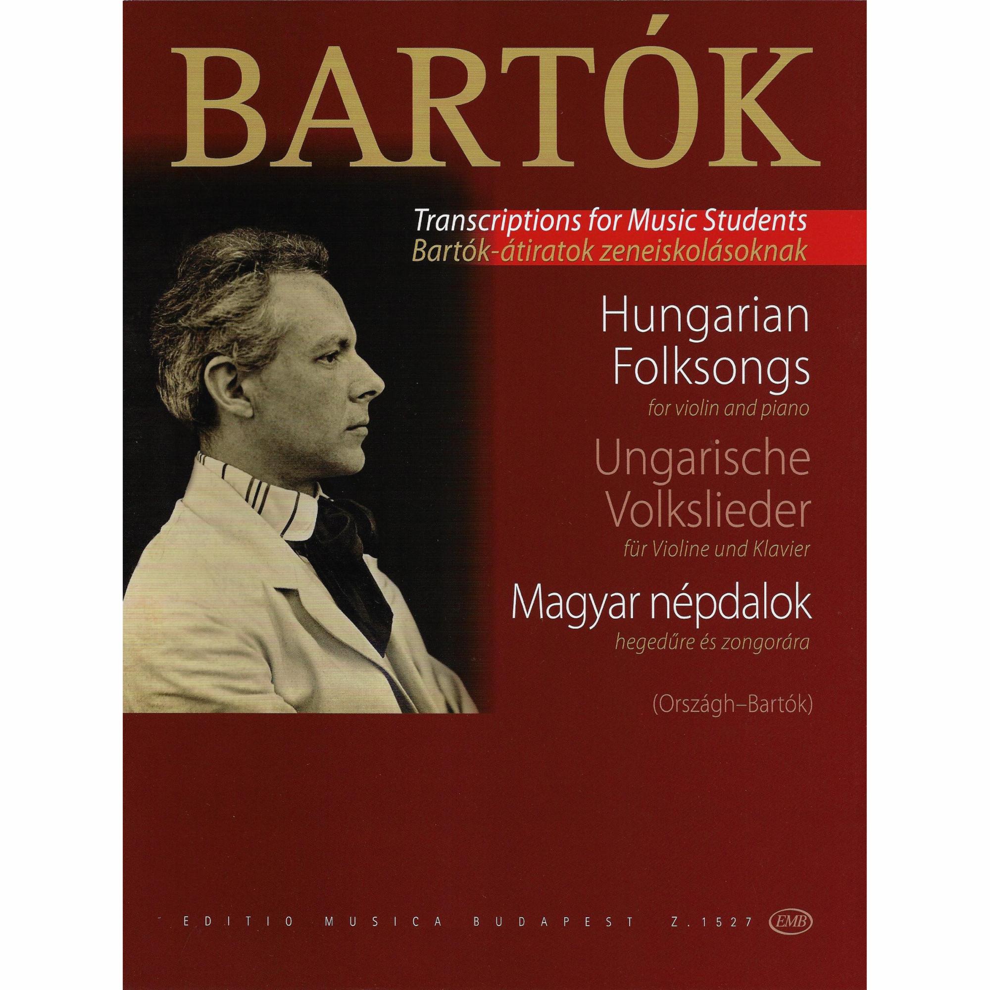Bartok -- Hungarian Folksongs for Violin and Piano