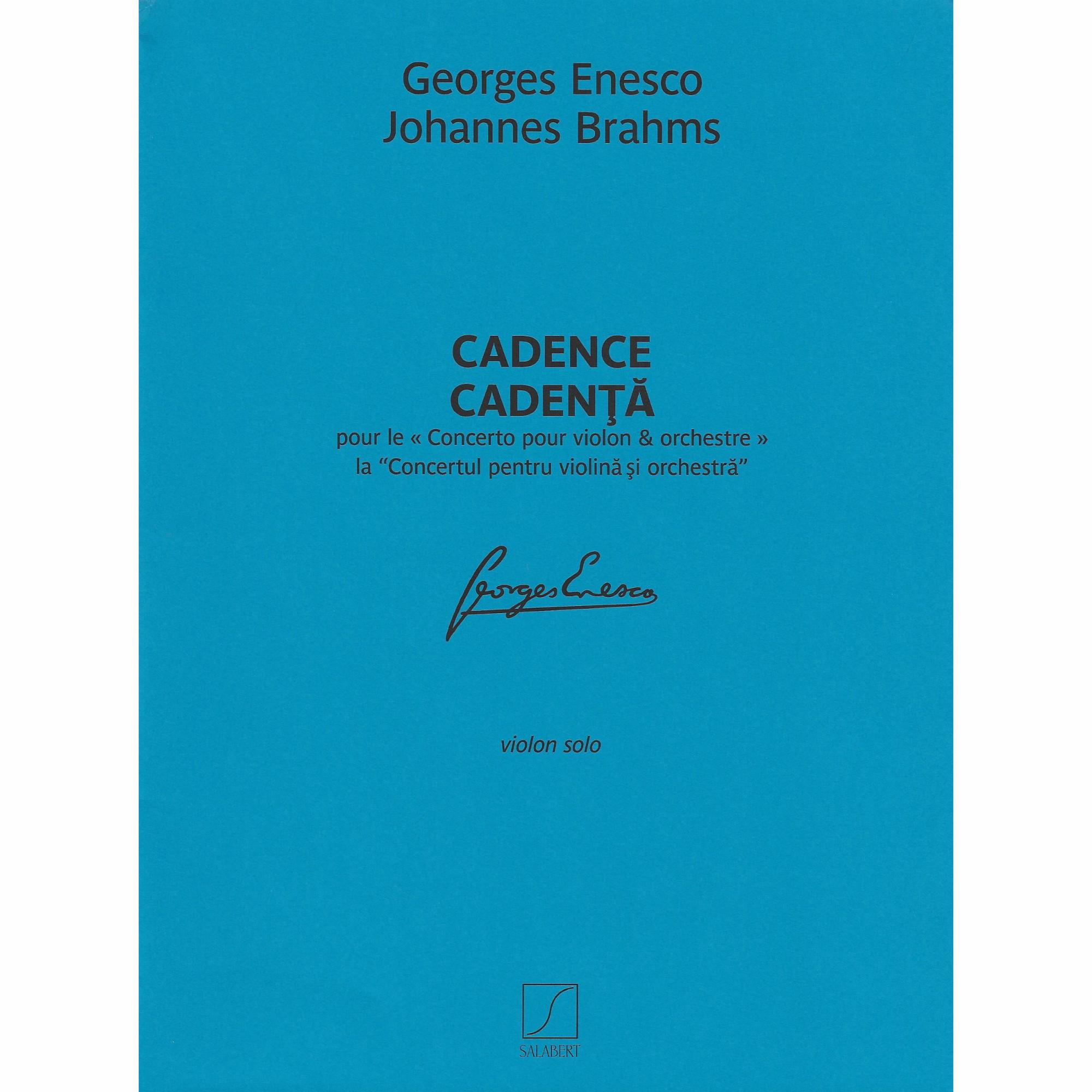 Brahms/Enescu -- Cadenza to the Violin Concerto