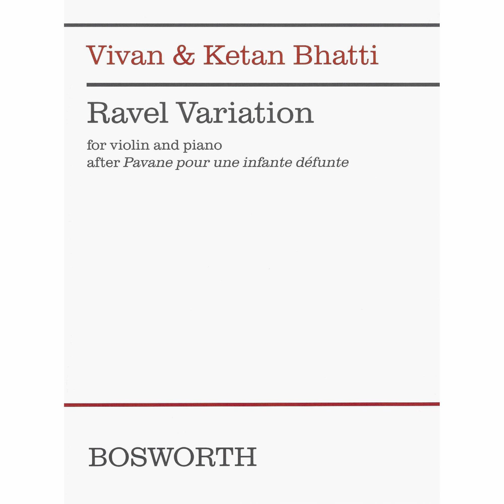 Bhatti -- Ravel Variation for Violin and Piano