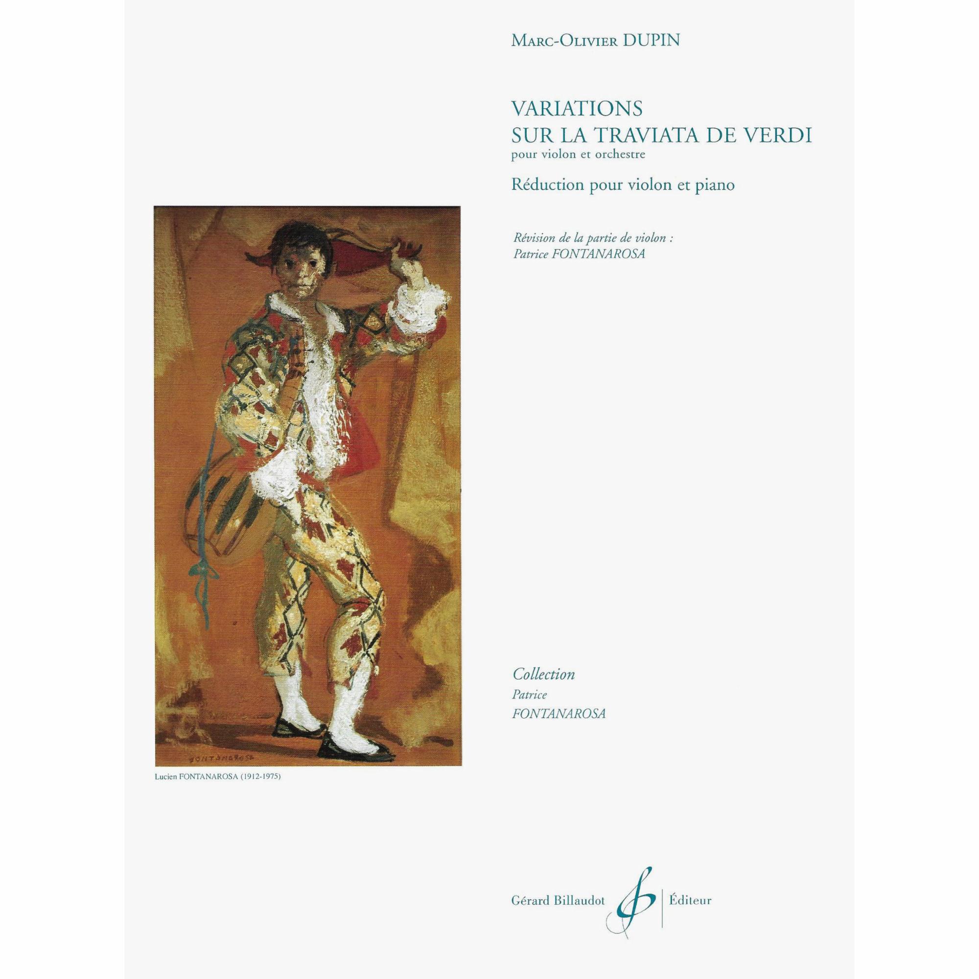 Dupin - Variations sur La Traviata de Verdi for Violin and Piano