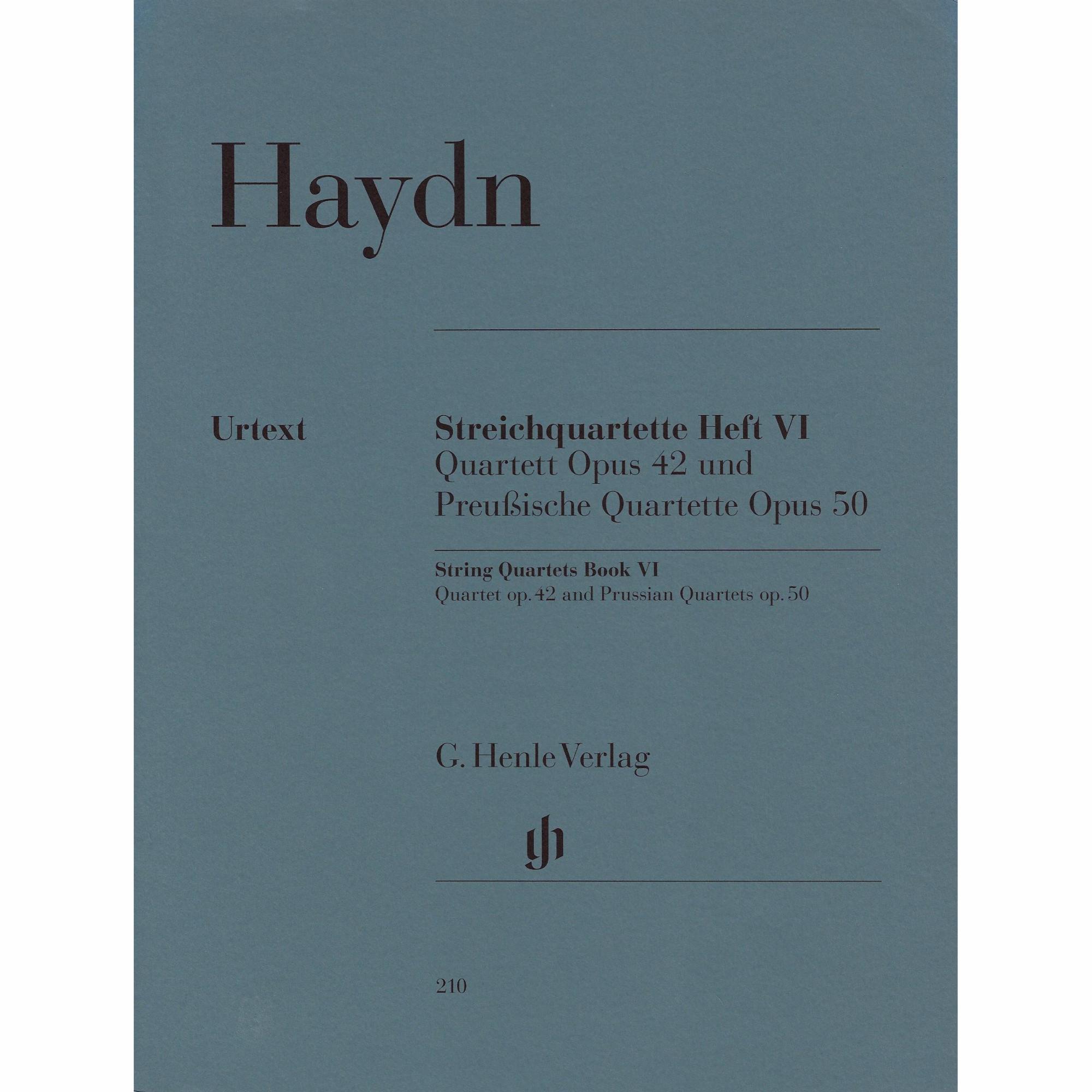 Haydn -- String Quartets, Book VI