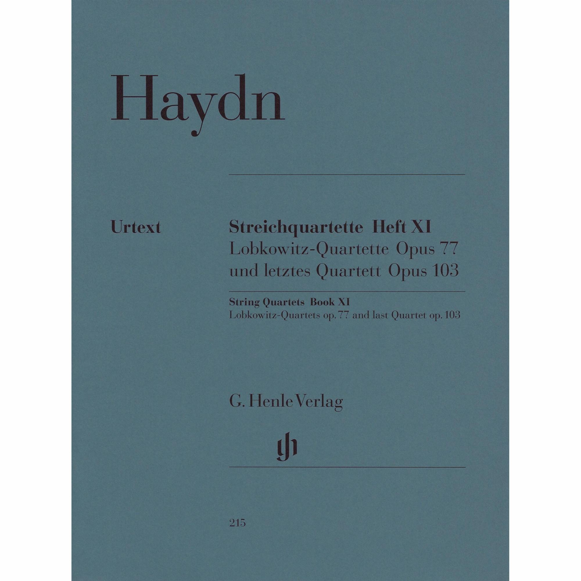 Haydn -- String Quartets, Book XI