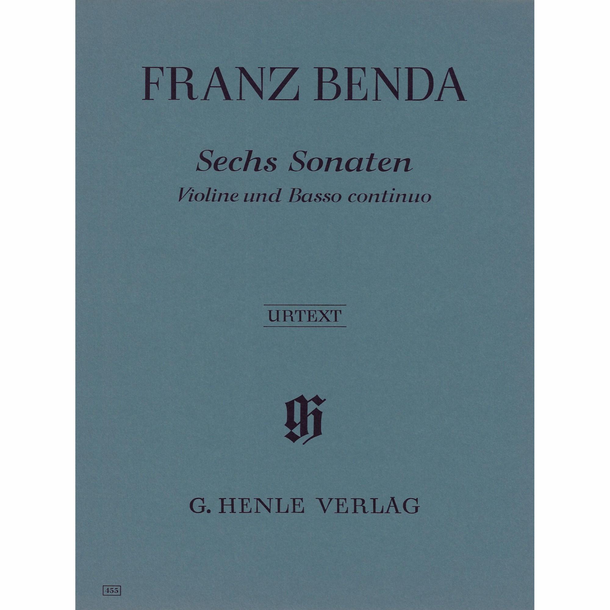 Benda -- Six Sonatas for Violin and Basso Continuo