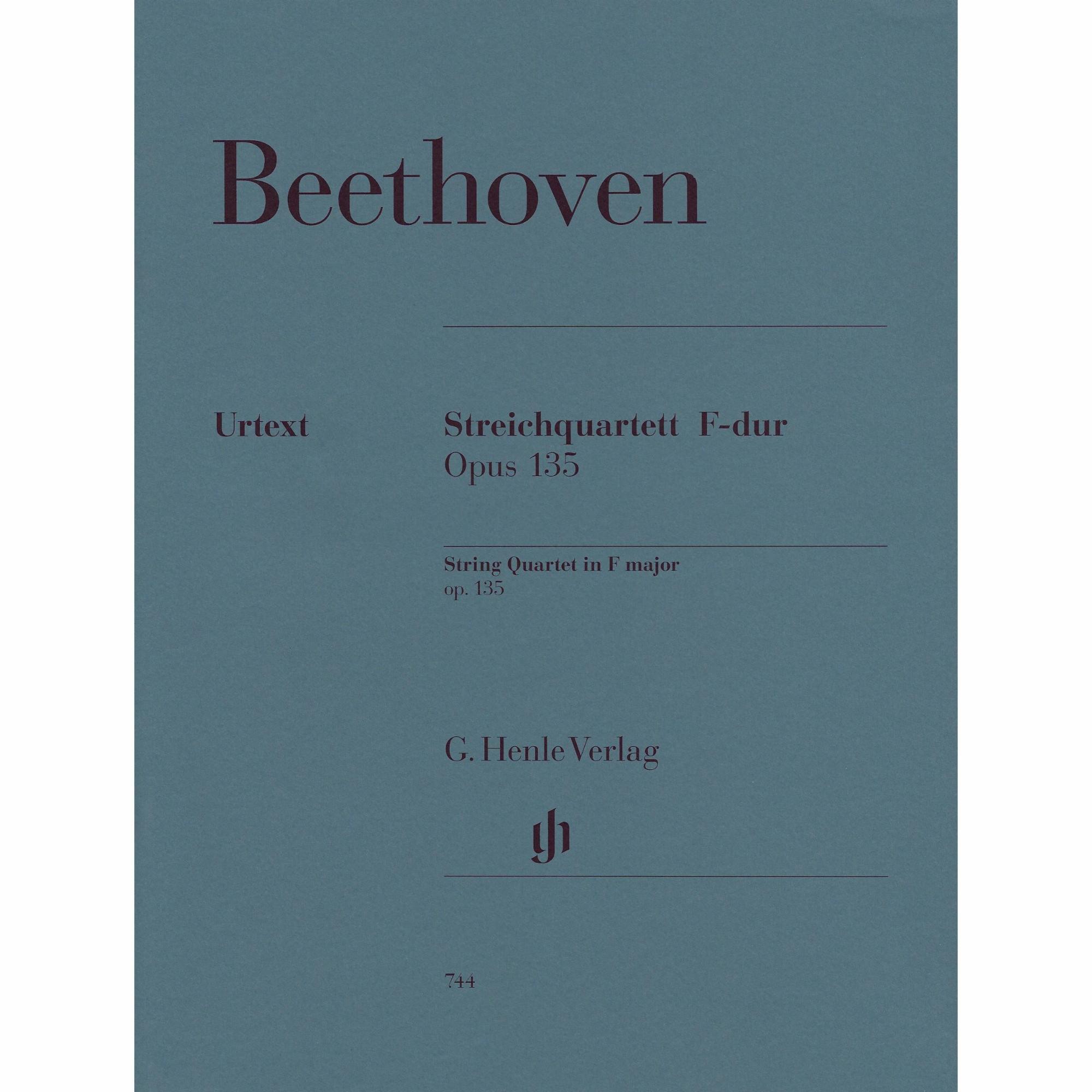 Beethoven -- String Quartet in F Major, Op. 135