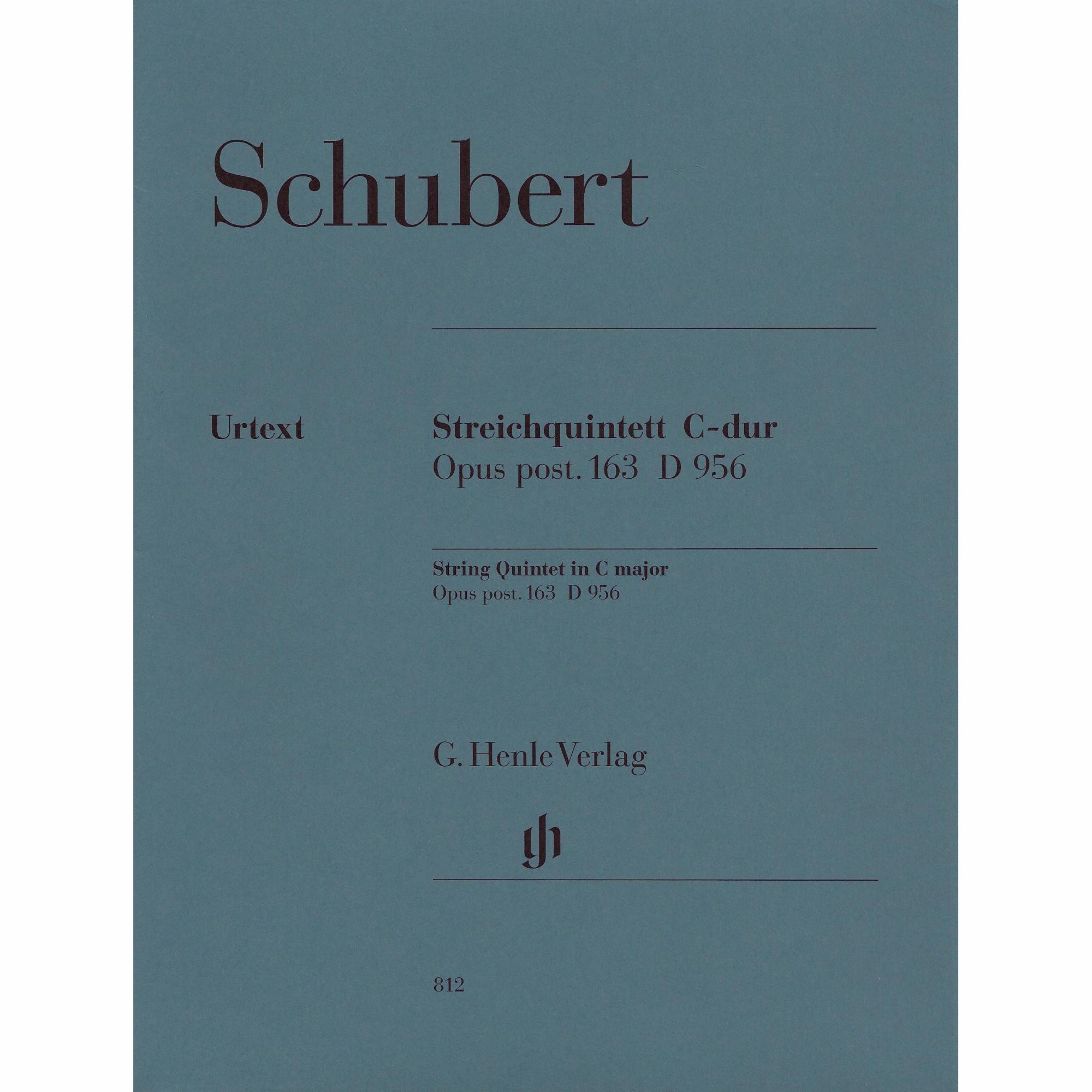 Schubert -- String Quintet in C Major, D. 956