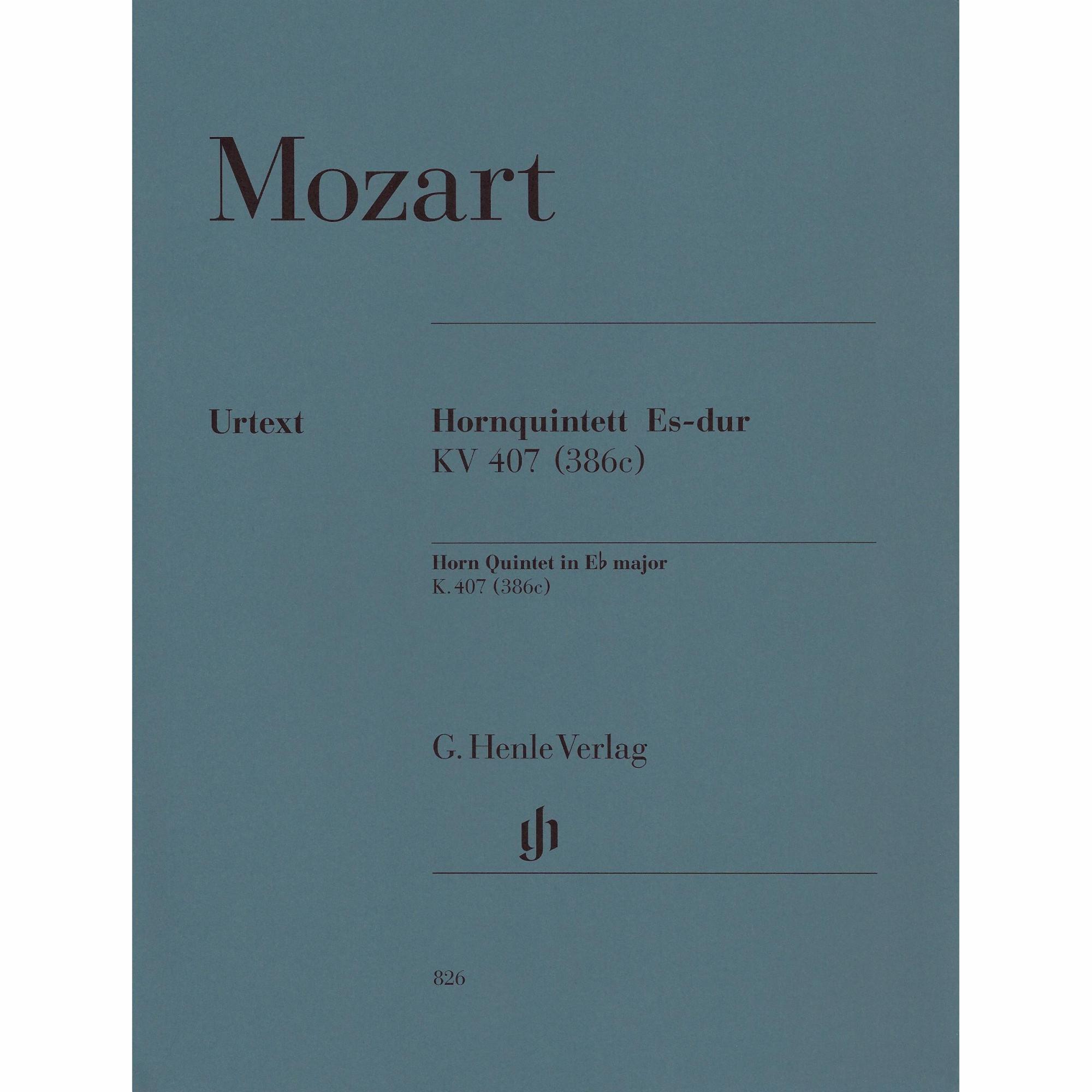 Mozart -- Horn Quintet in E-flat Major K. 407