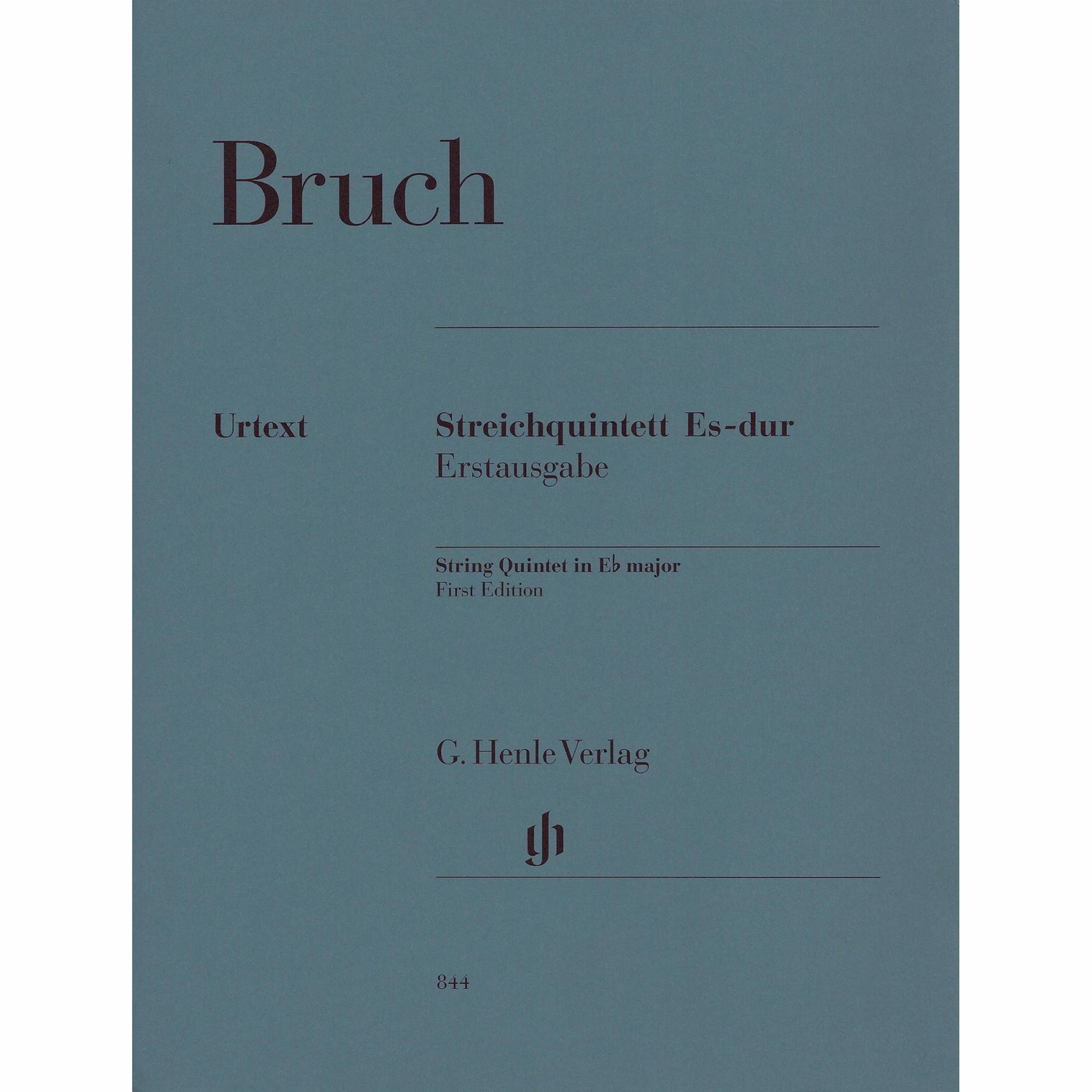 Bruch -- String Quintet in E-flat Major