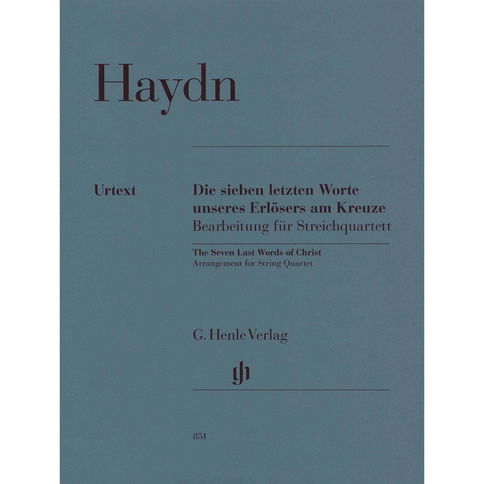 Haydn -- The Seven Last Words of Christ for String Quartet