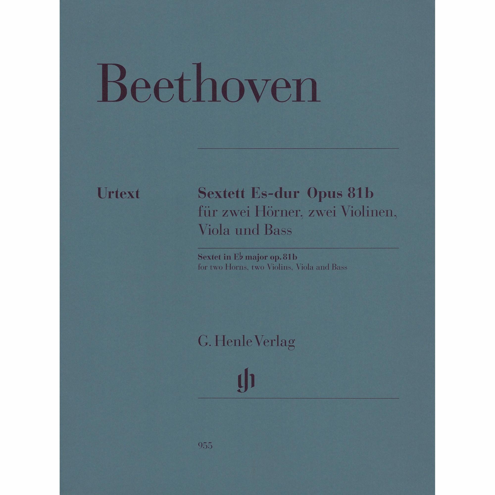 Beethoven -- Sextet in E-flat Major, Op. 81b