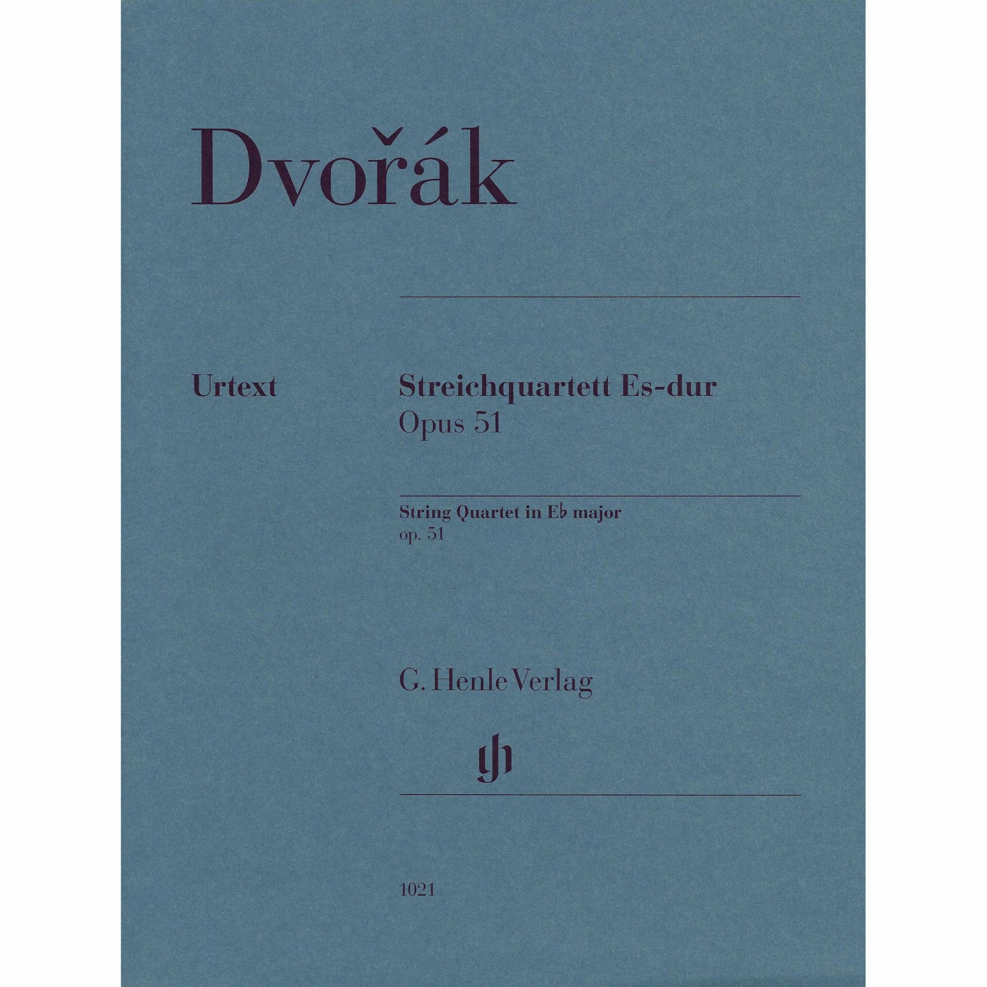 Dvorak -- String Quartet in E-flat Major, Op. 51