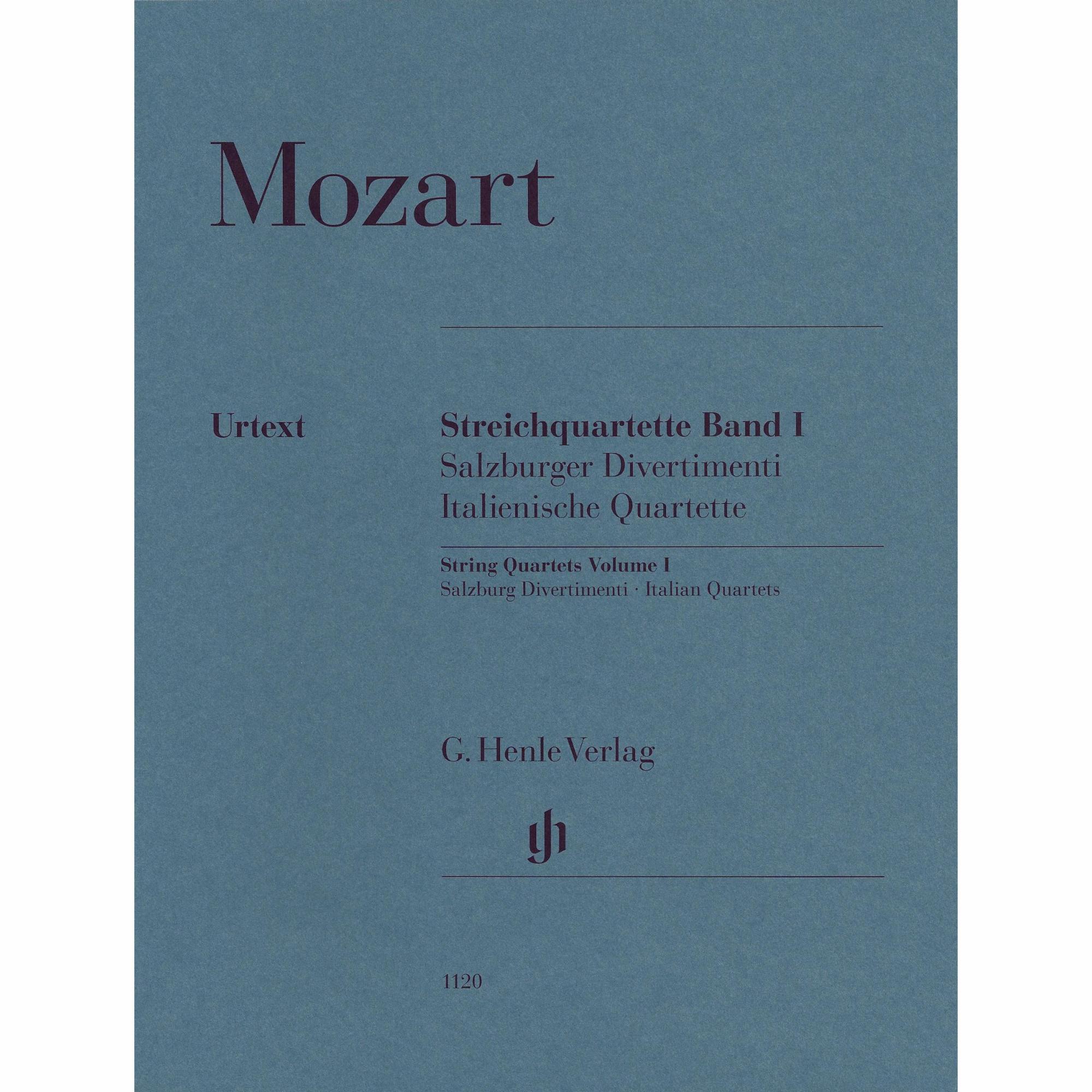 Mozart -- String Quartets, Volume I