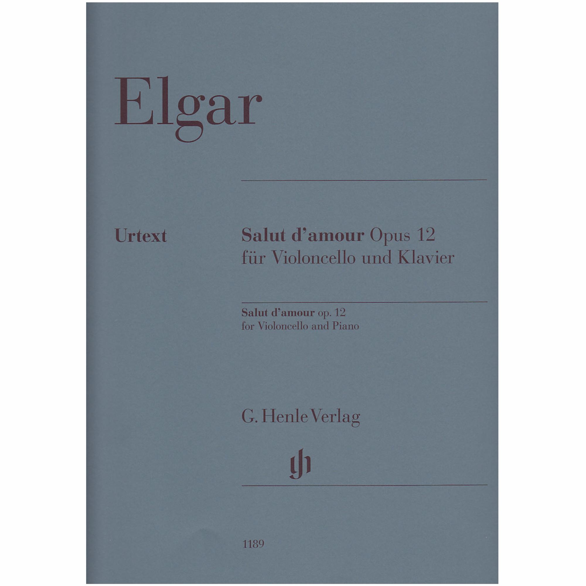 Salut d'amour for Cello and Piano, Op. 12