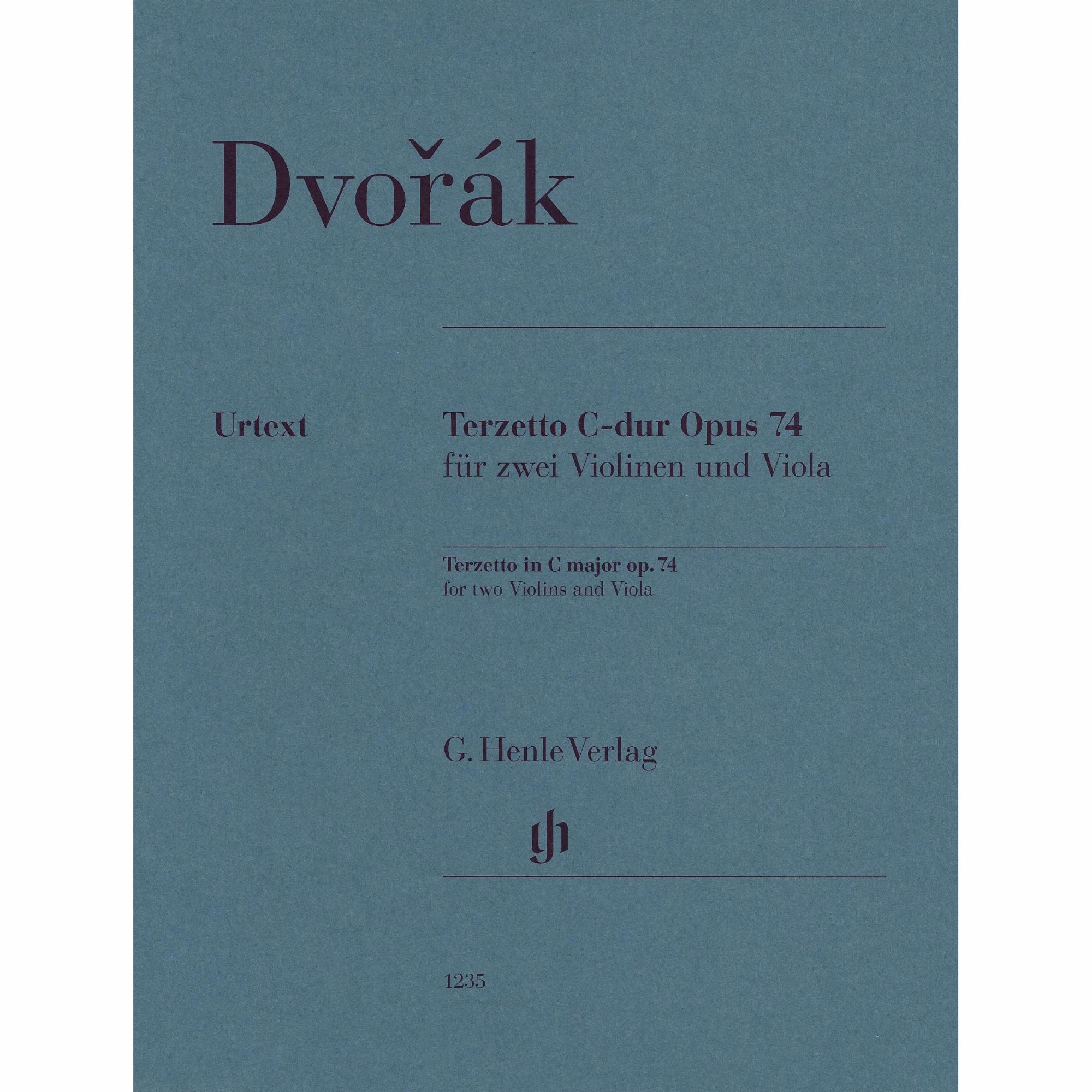 Dvorak -- Terzetto in C Major, Op. 74 for Two Violins and Viola