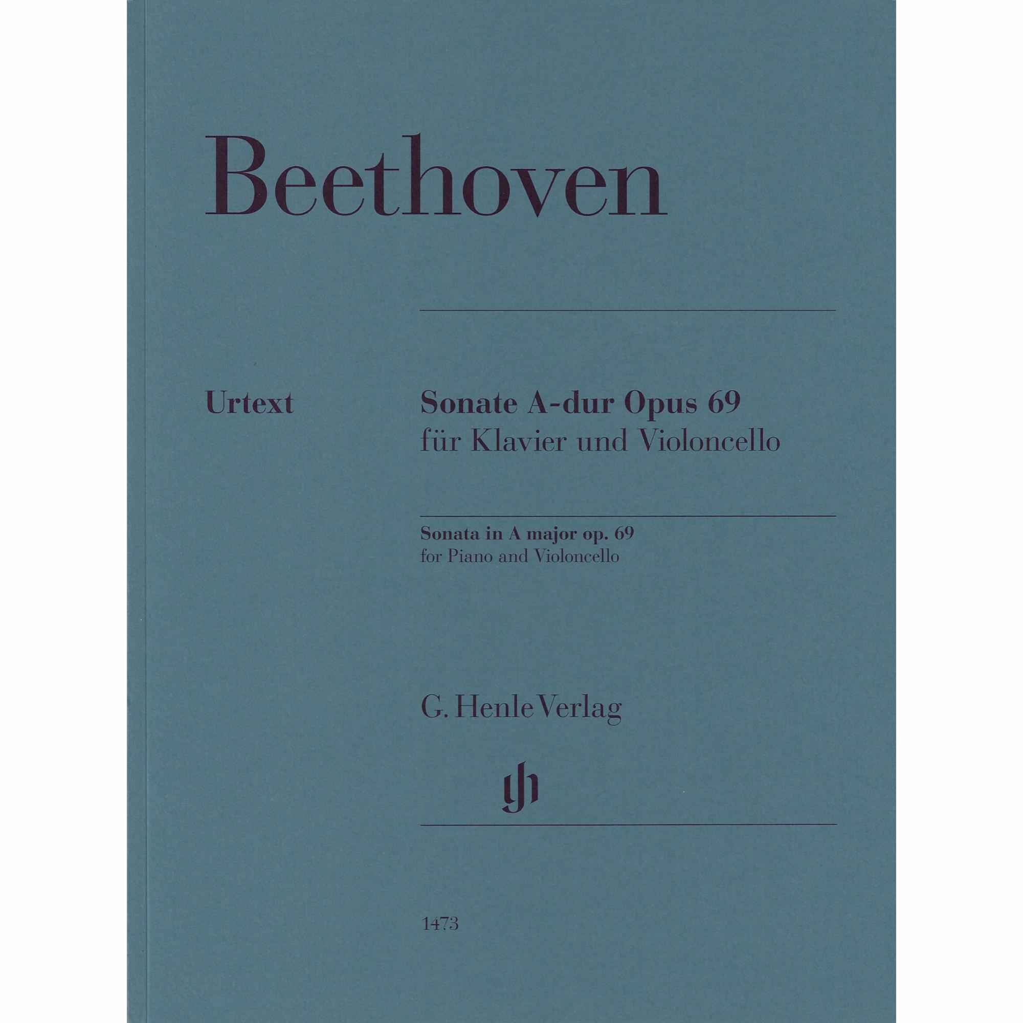 Beethoven -- Sonata in A Major, Op. 69 for Cello and Piano