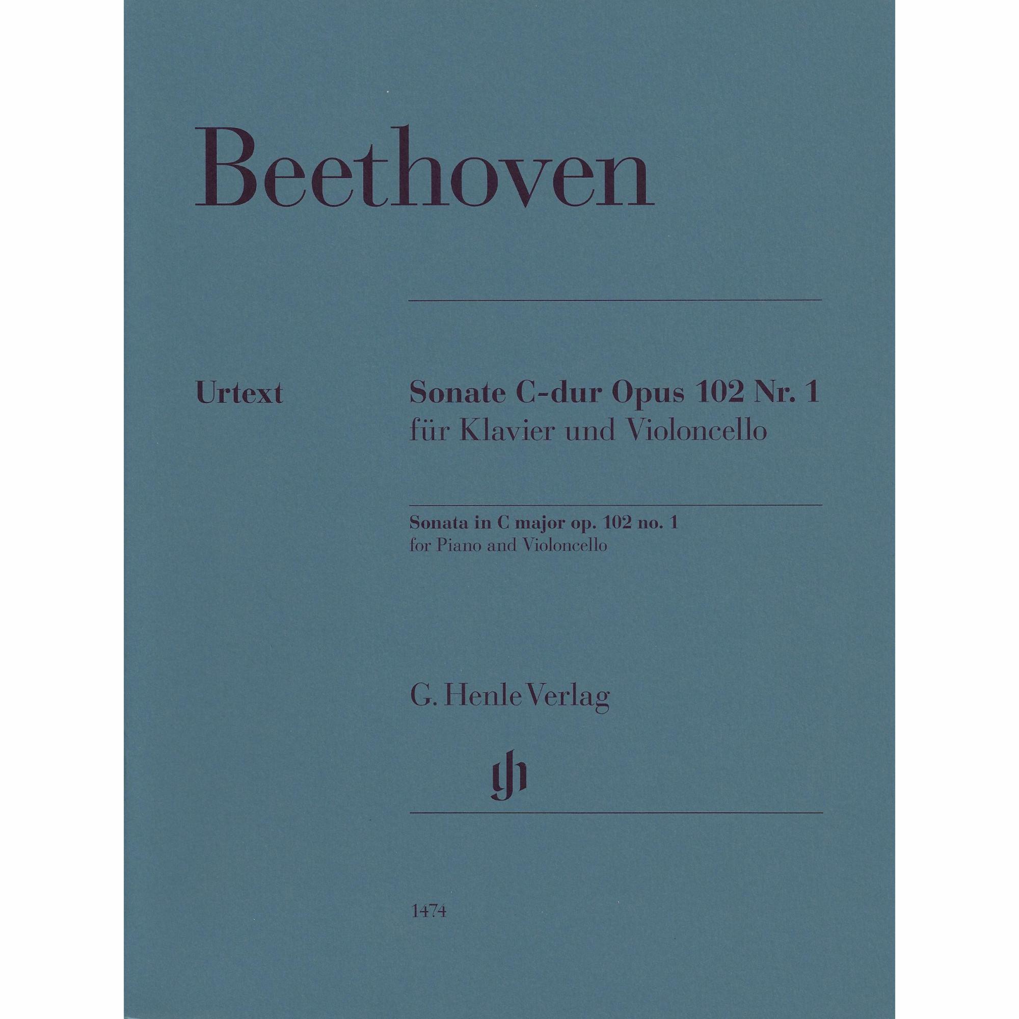 Beethoven -- Sonata in C Major, Op. 102, No. 1 for Cello and Piano