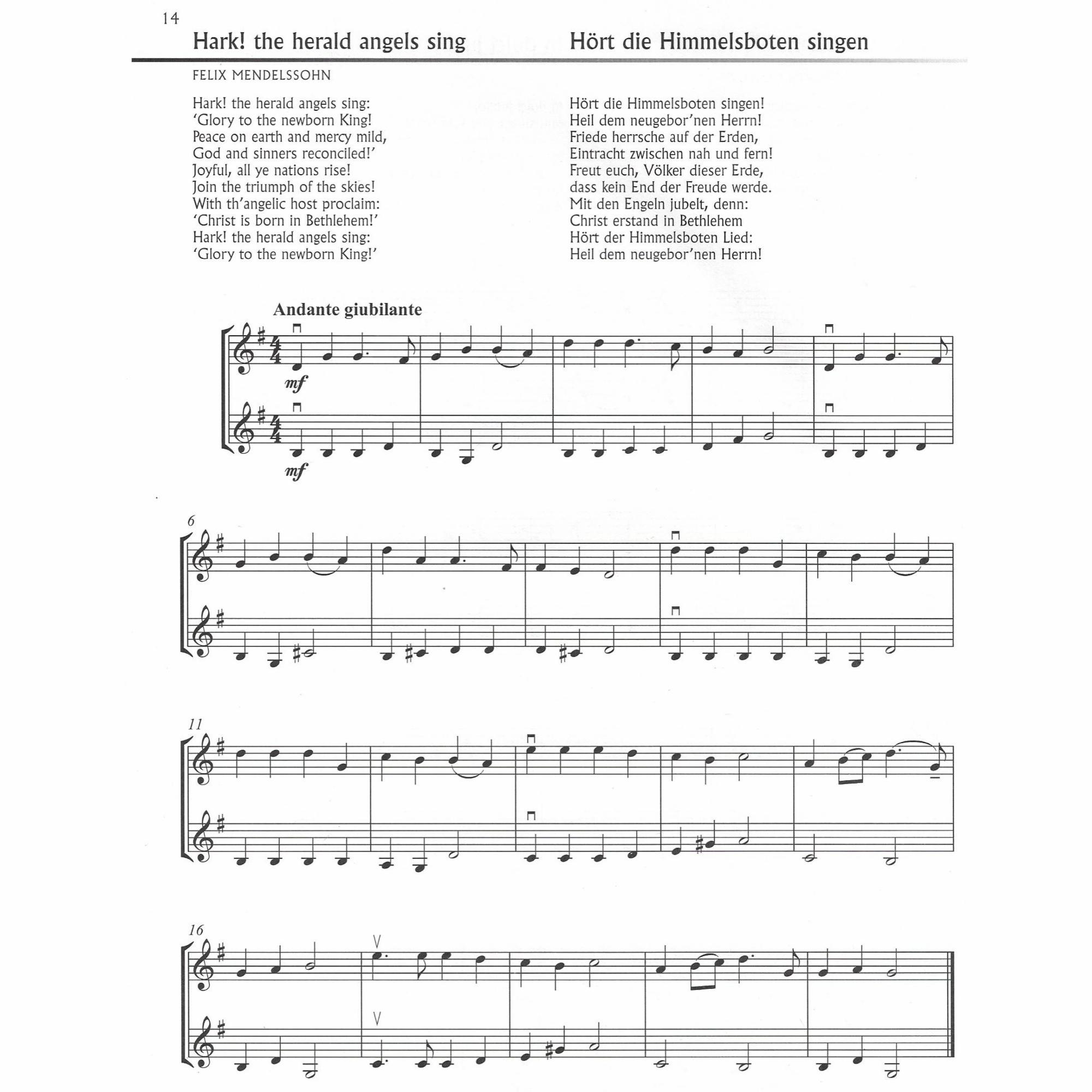 Sample: Two Violins (Pg. 14)