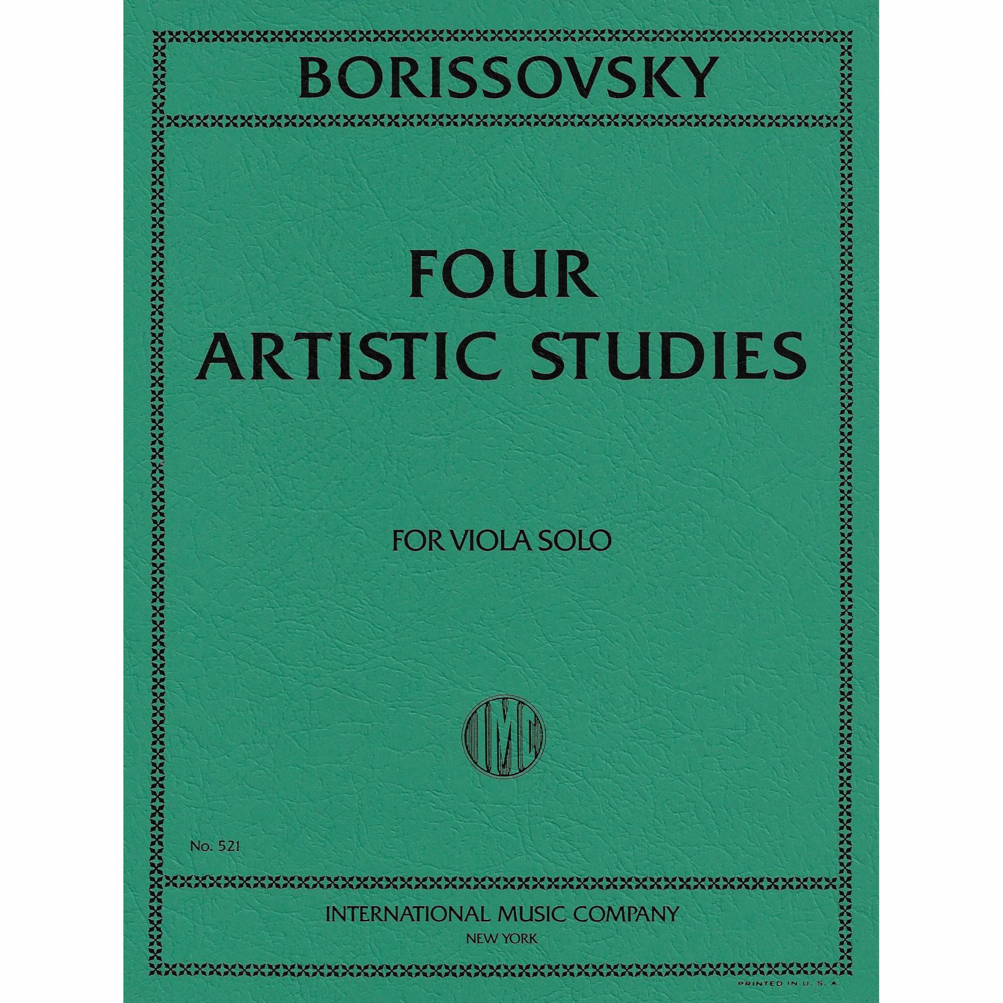 Borissovsky -- Four Artistic Studies for Viola