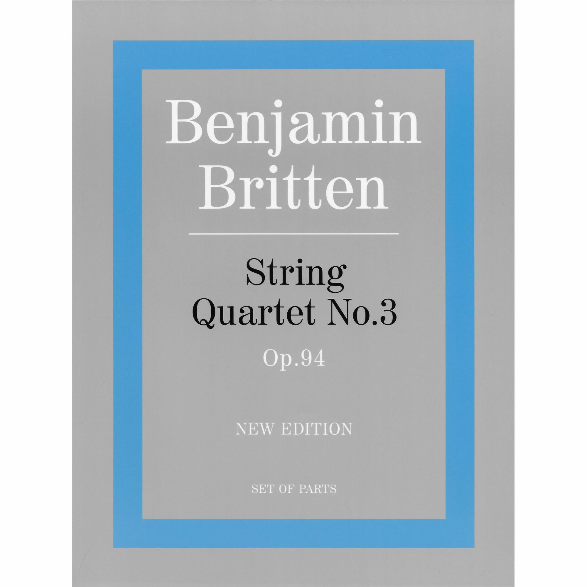 Britten -- String Quartet No. 3
